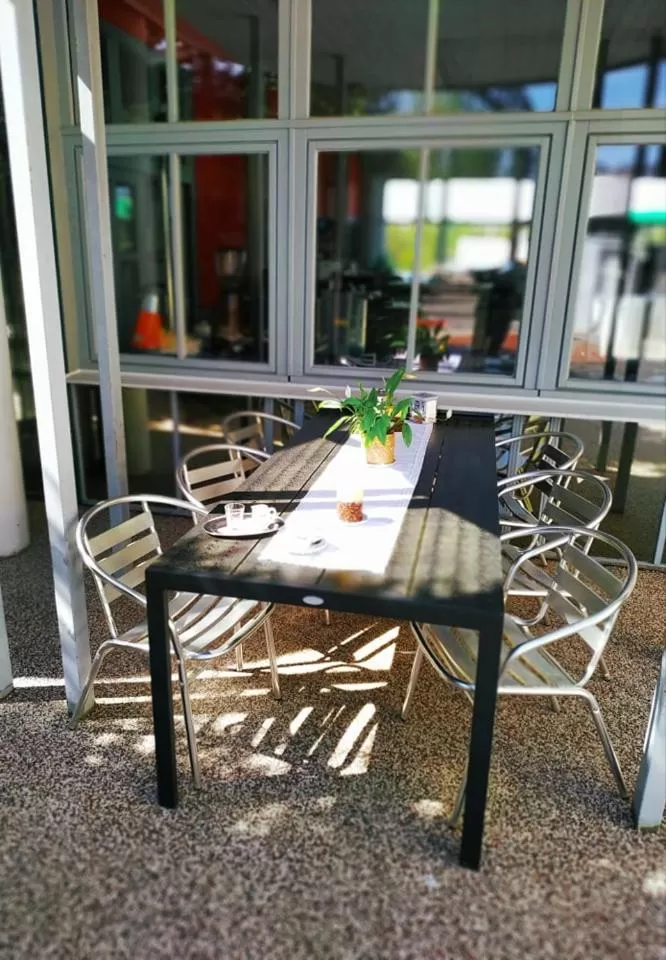 Garden in Motel Vega