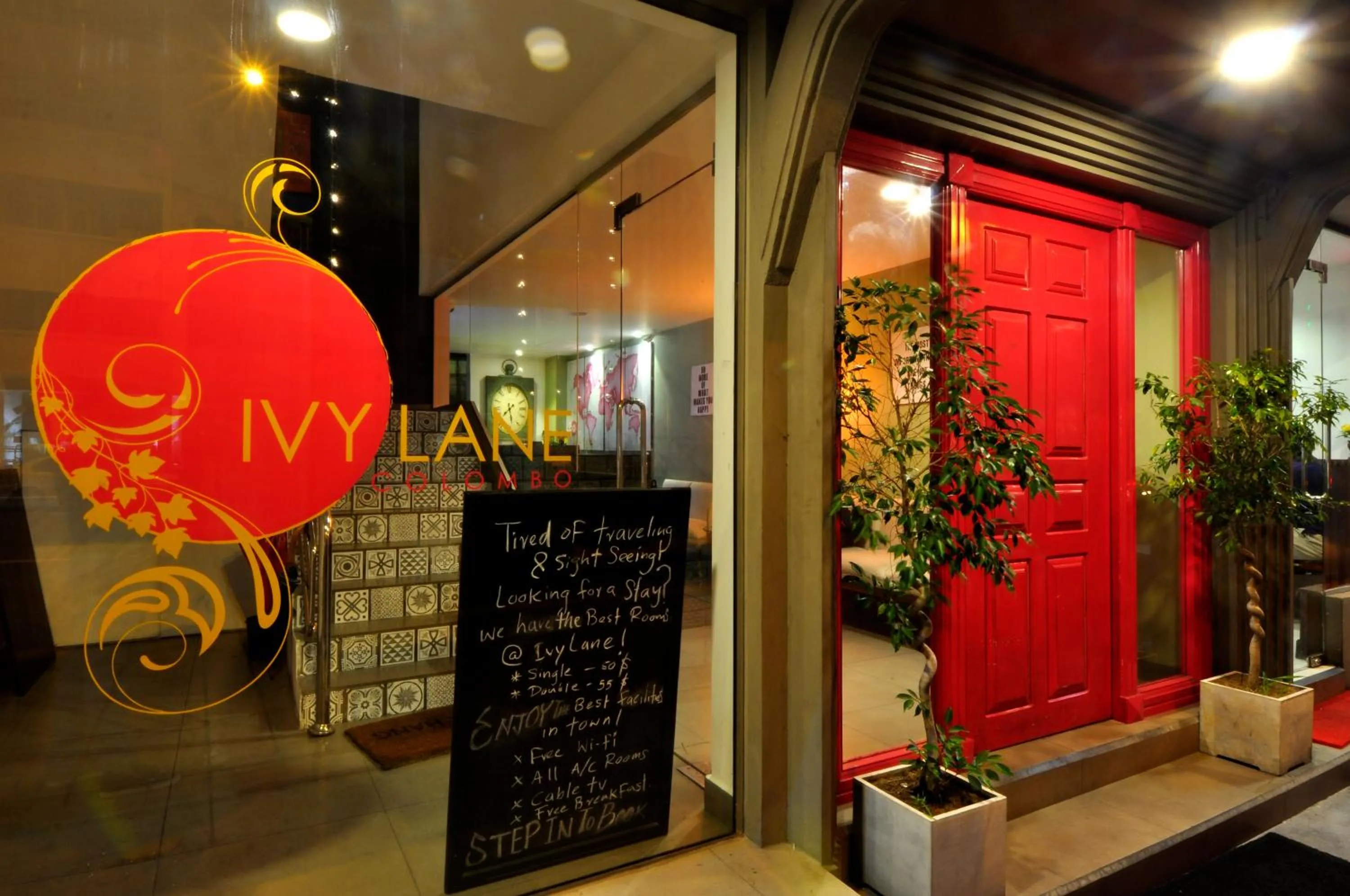 Facade/entrance in Ivy Lane Colombo