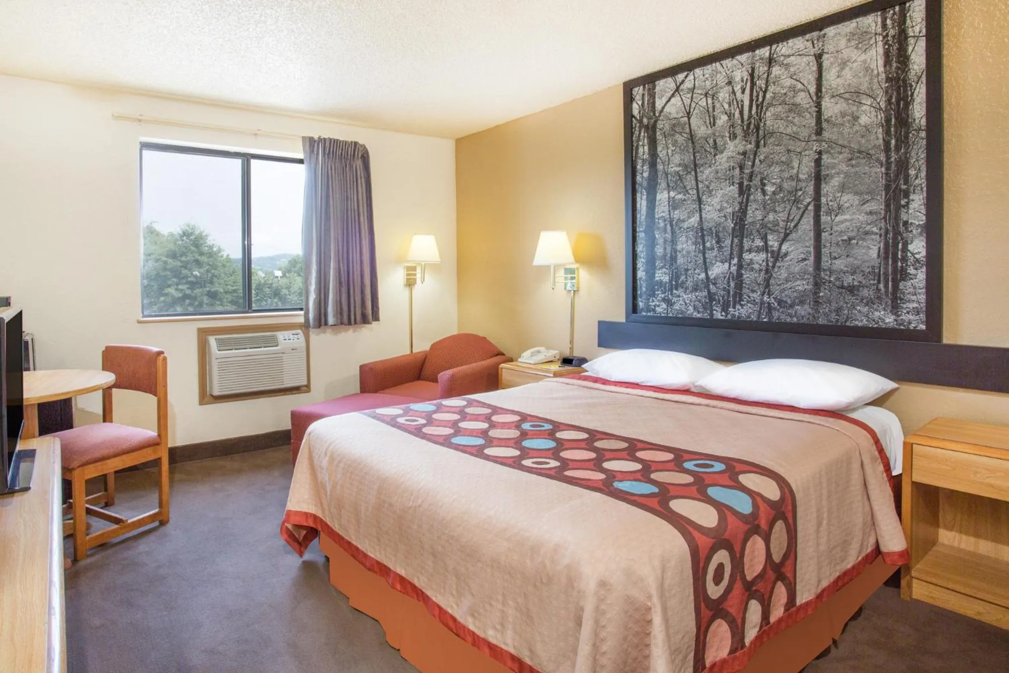 Bed in Super 8 by Wyndham Lexington VA