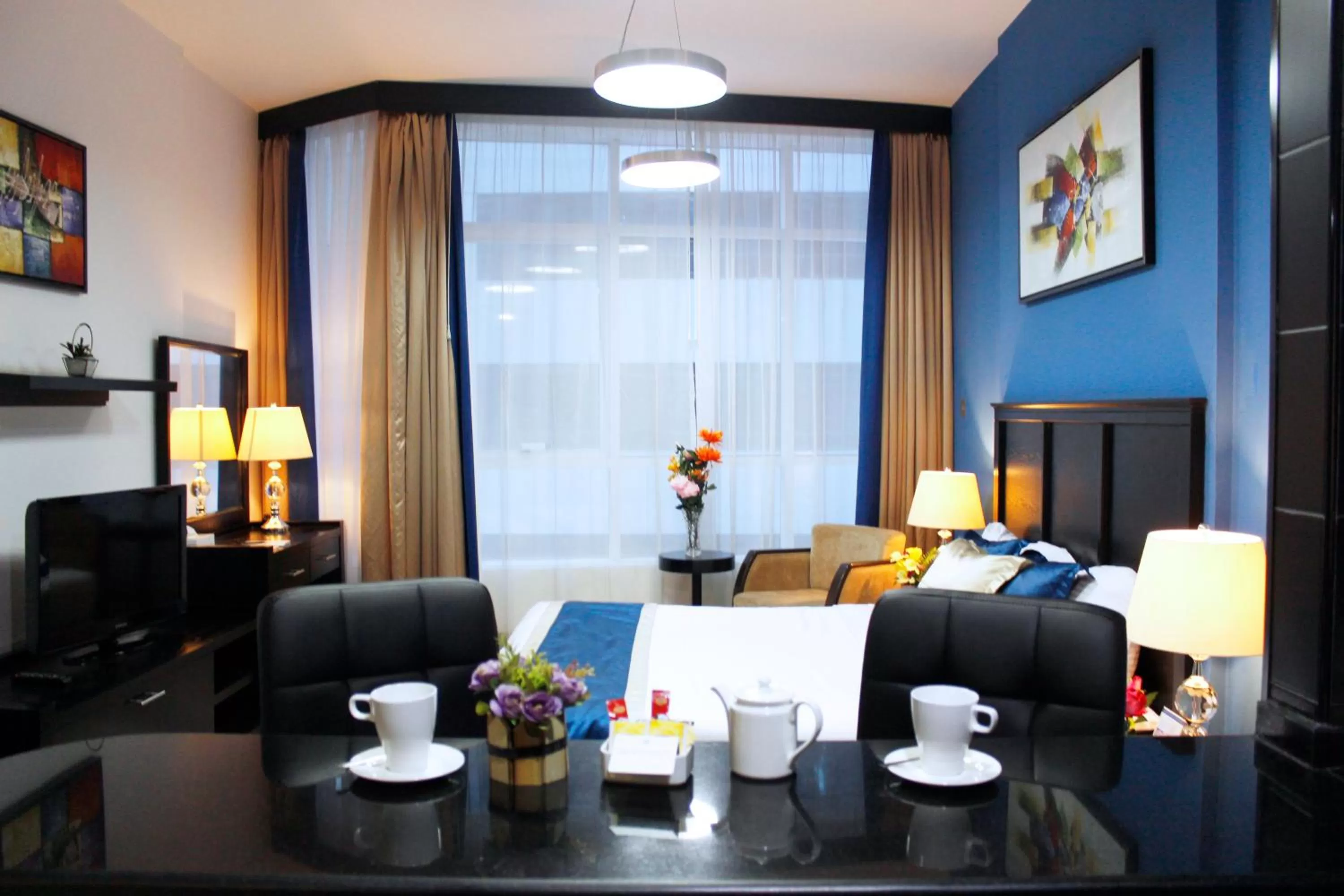 Seating area in Al Diar Sawa Hotel Apartments