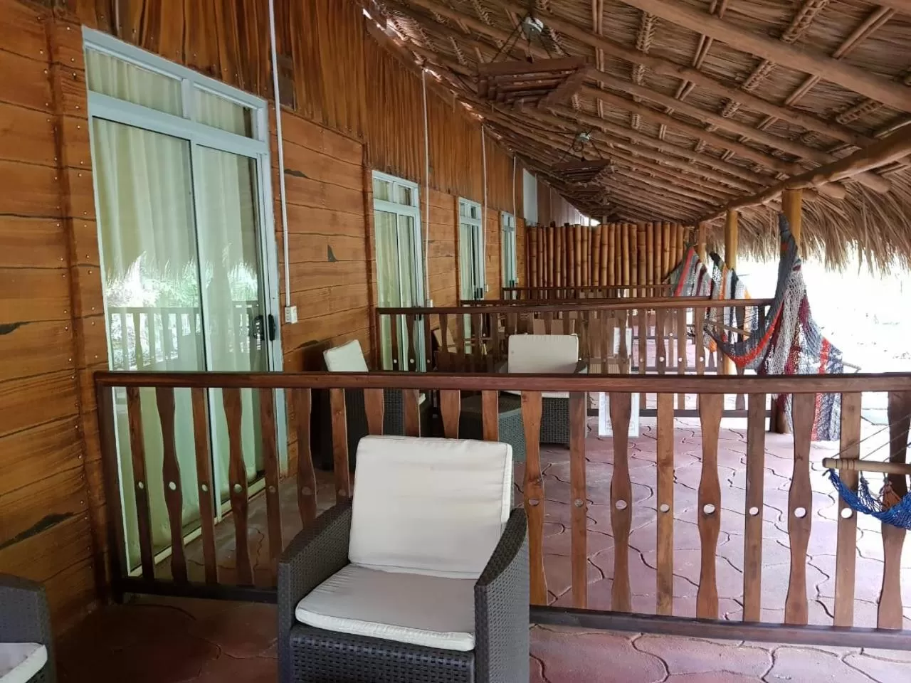 Patio, Balcony/Terrace in La Boya Hotel y Parque Acuático