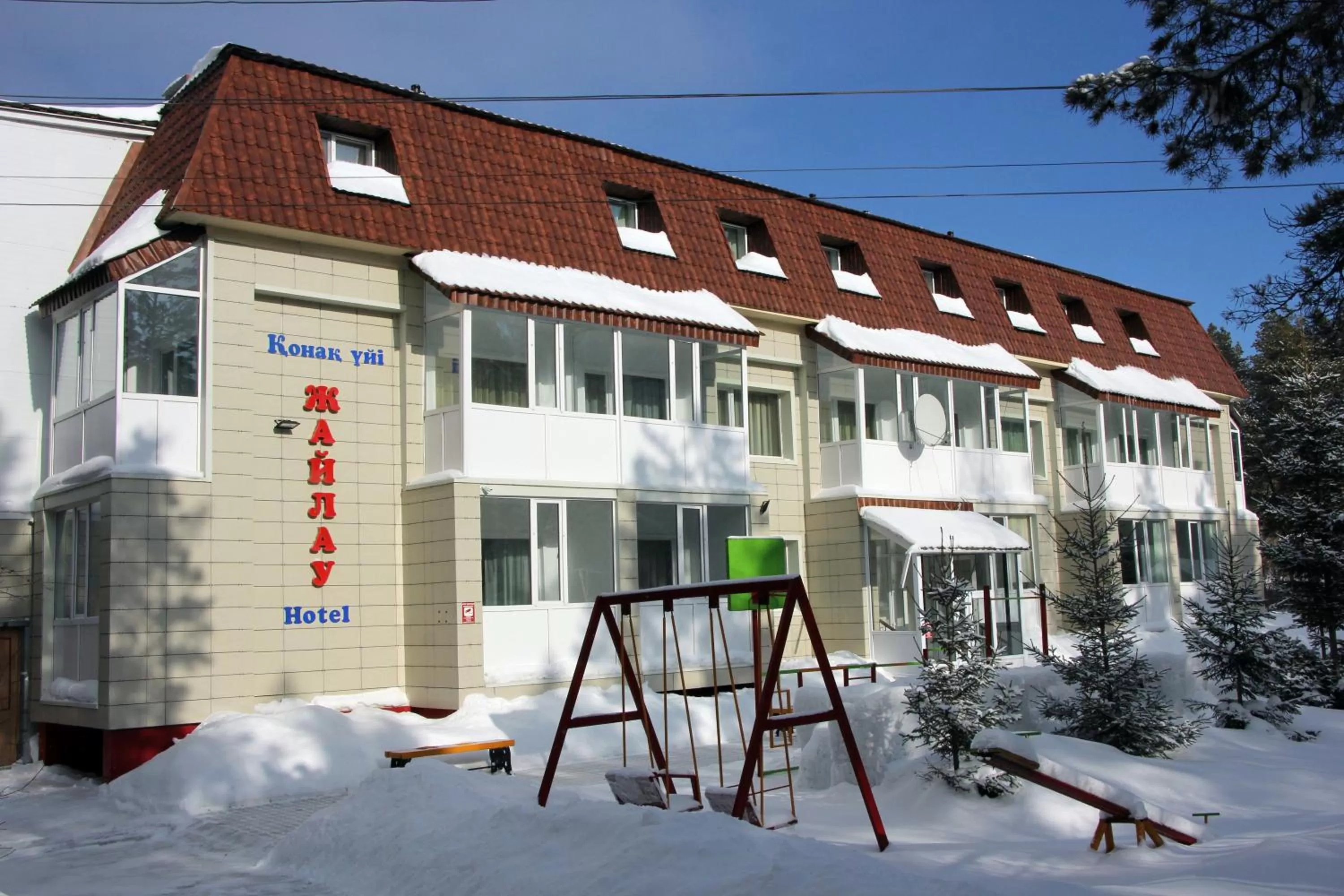 Winter in Zhaylau Hotel