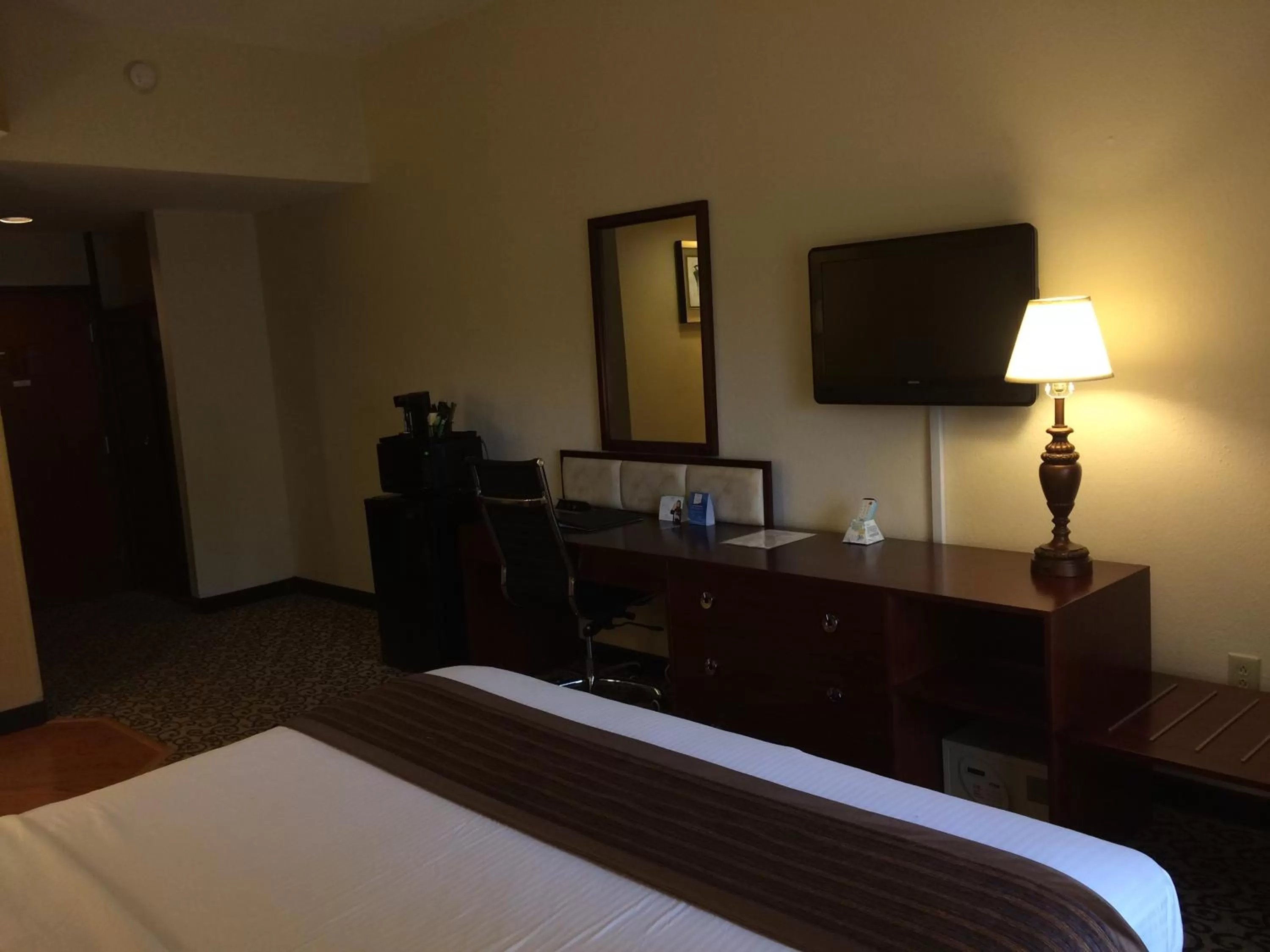 Decorative detail, Bed in Baymont by Wyndham Columbia Fort Jackson