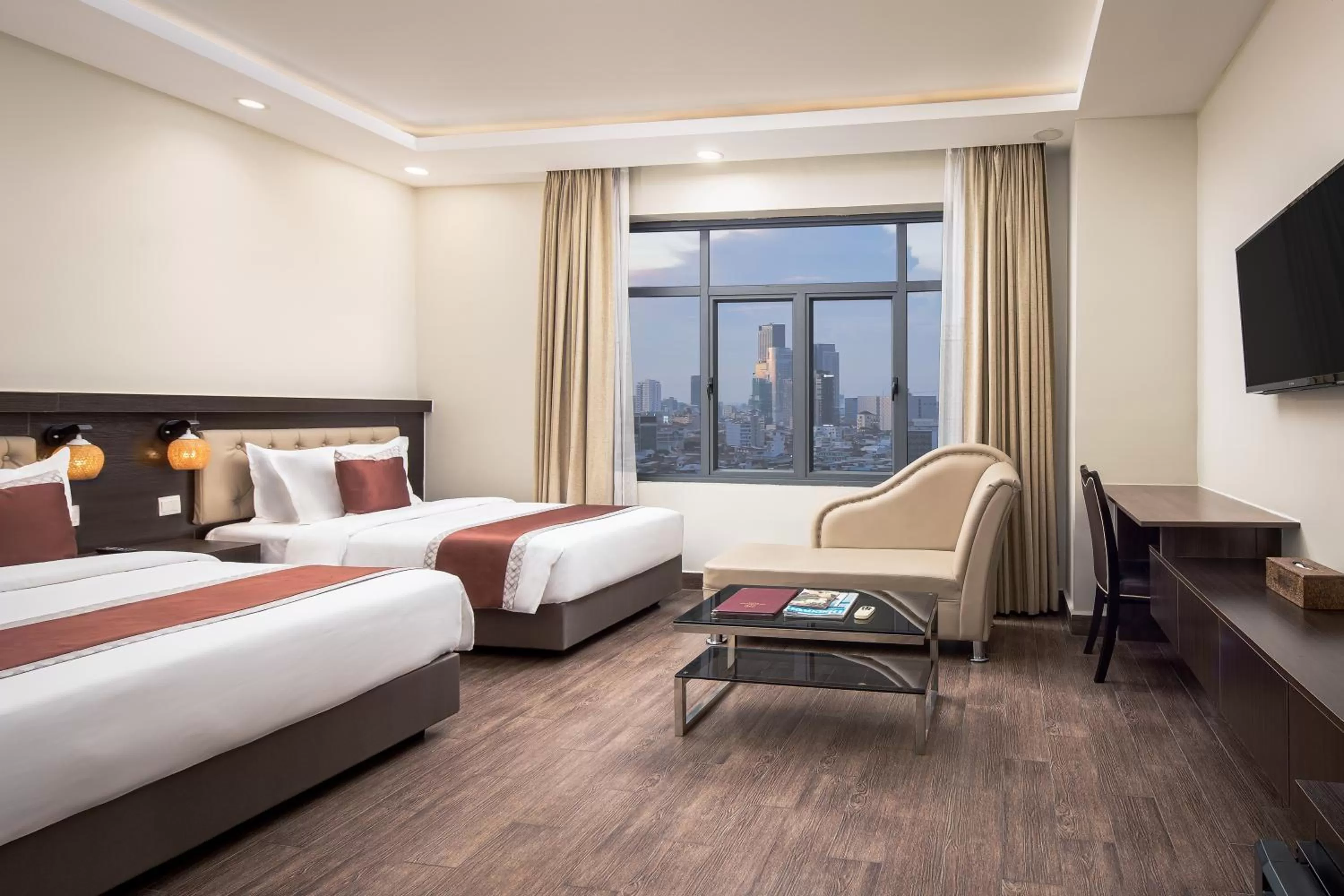 Bed in HM Grand Central Hotel