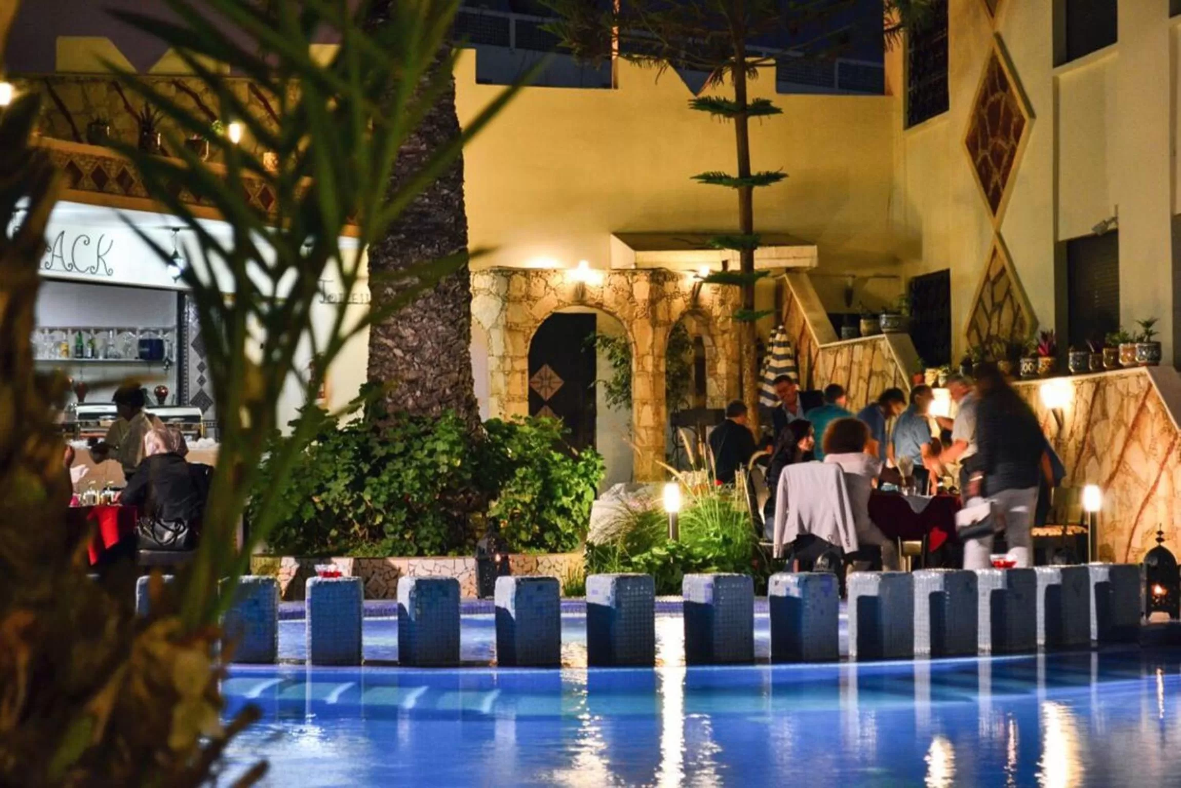 Patio in Atlantic Hotel Agadir