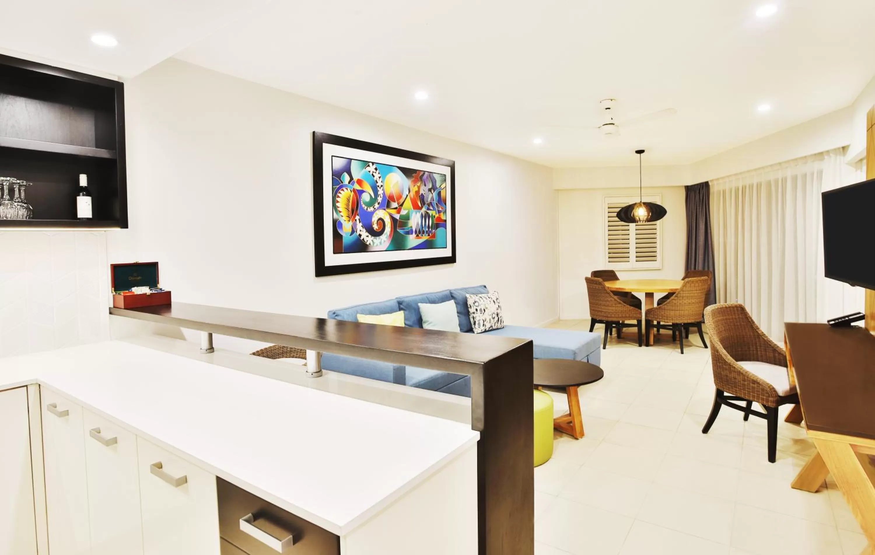 Living room in Radisson Blu Resort Fiji