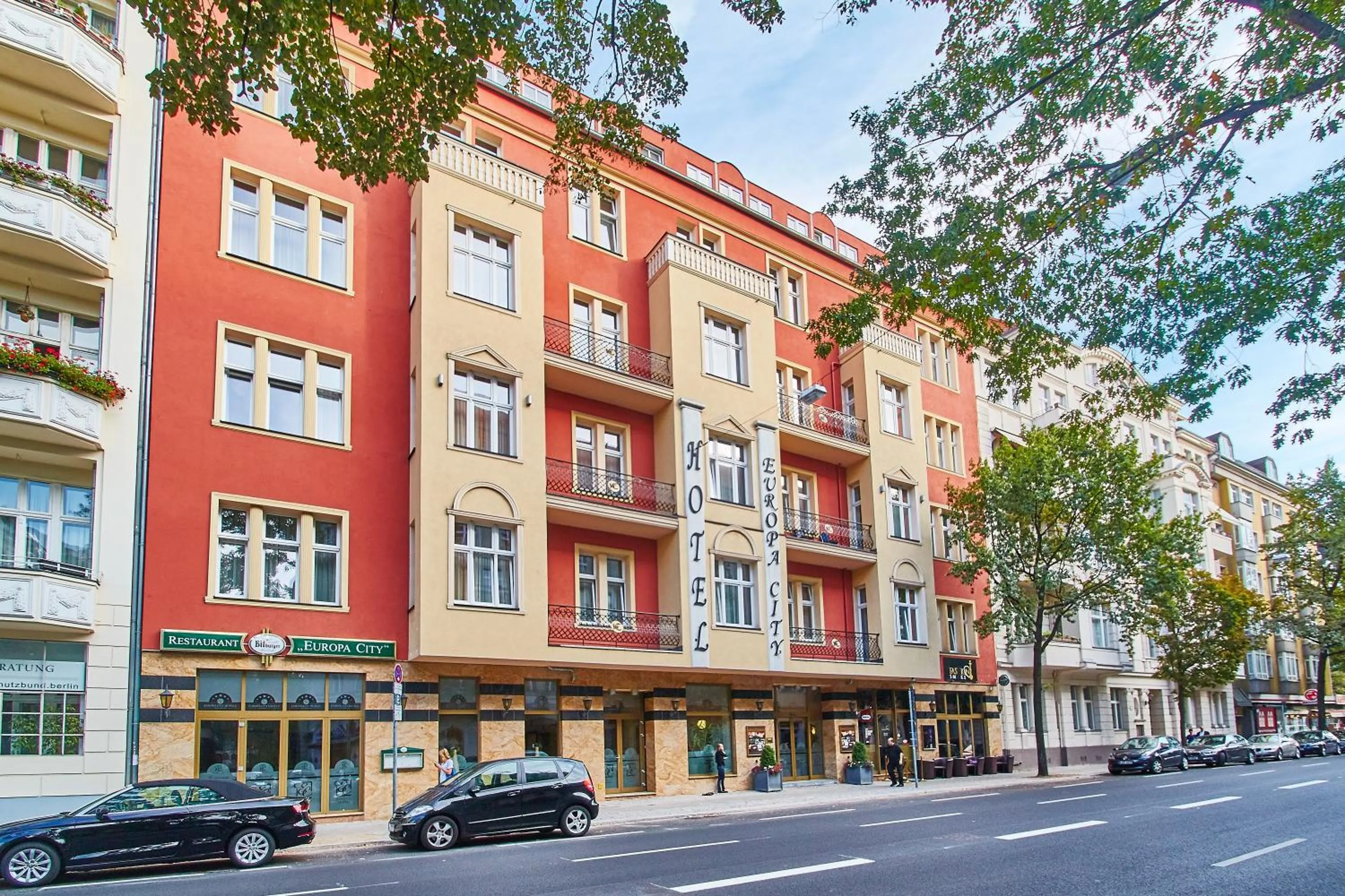 Property building in Hotel Europa City