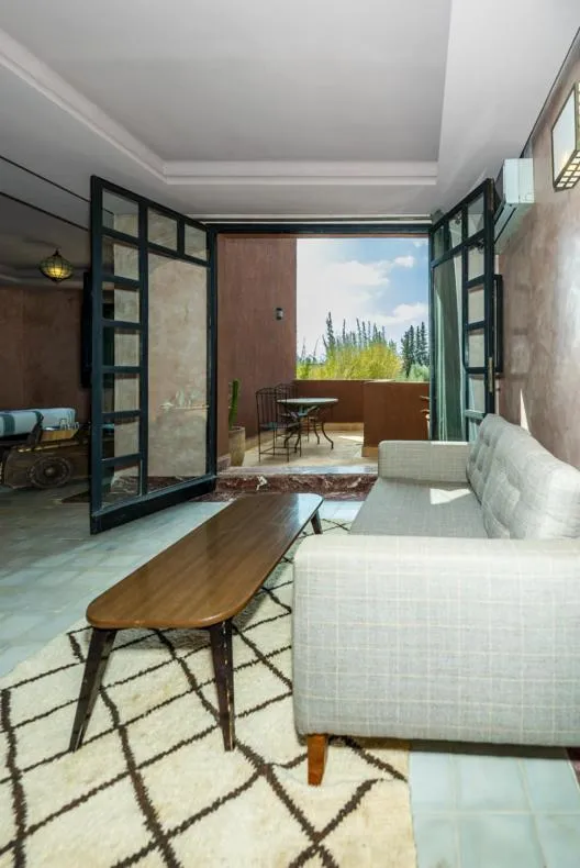 Seating area in Fellah Hotel