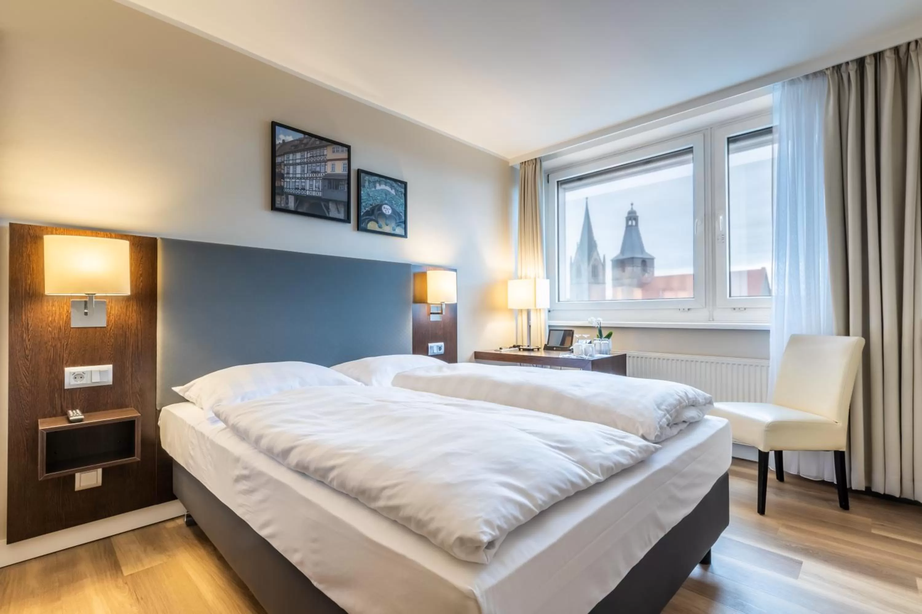 Bed in Radisson Blu Hotel Erfurt