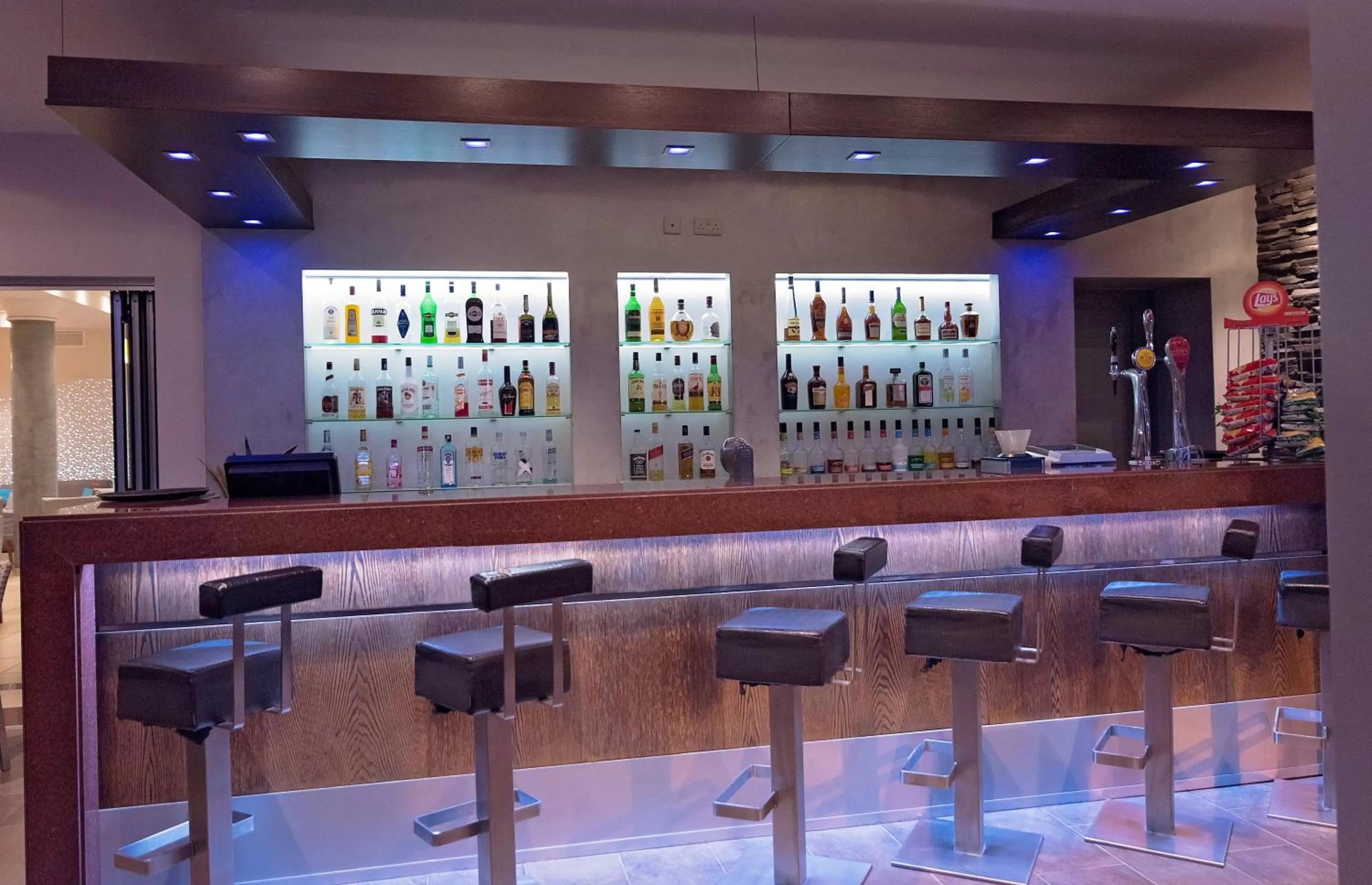 Lounge or bar in Pyramos Hotel