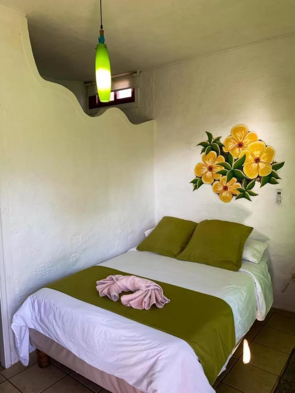 Bed in Hotel Miconia