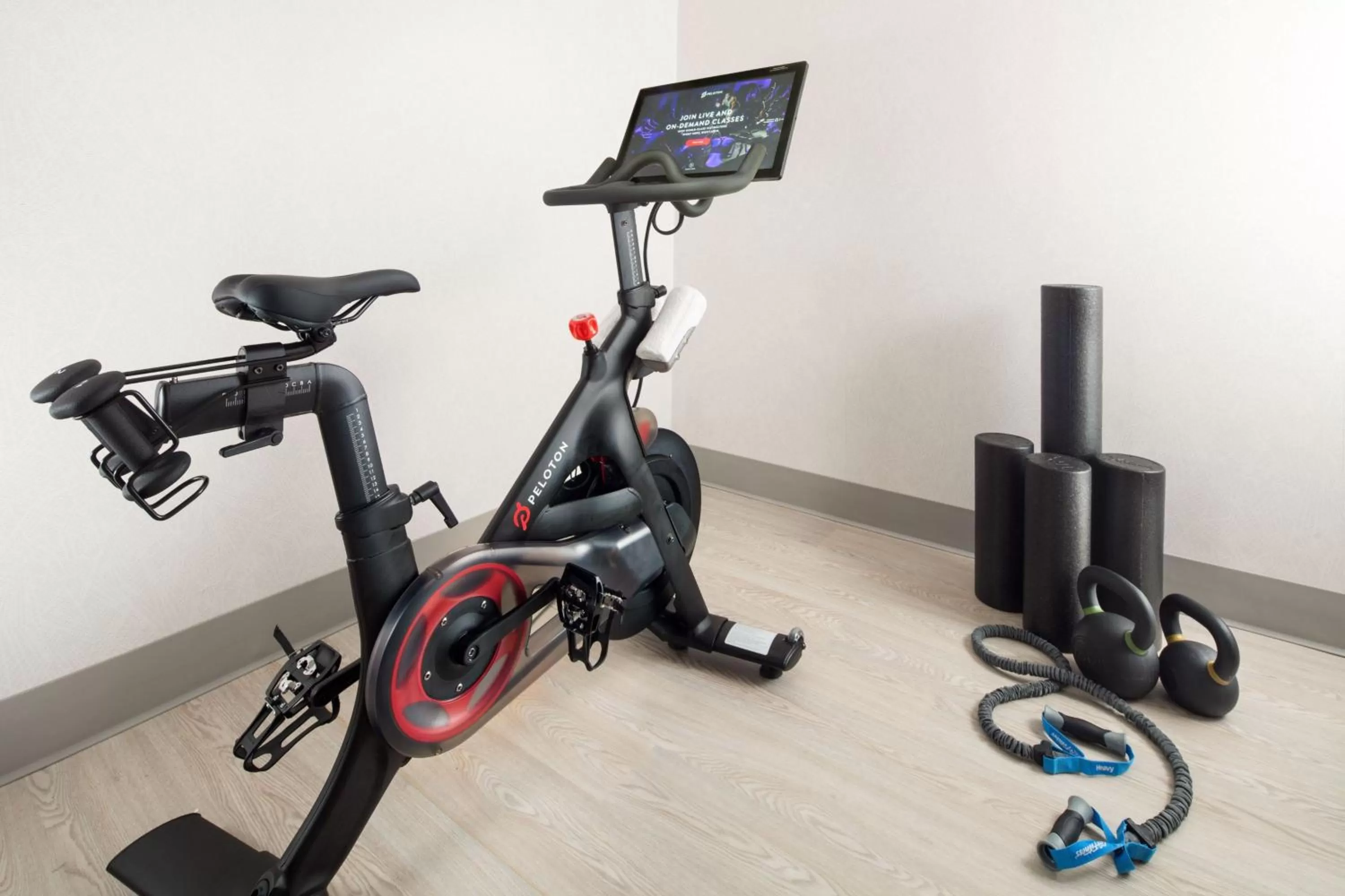 Fitness centre/facilities in The Woodlands Waterway Marriott Hotel and Convention Center