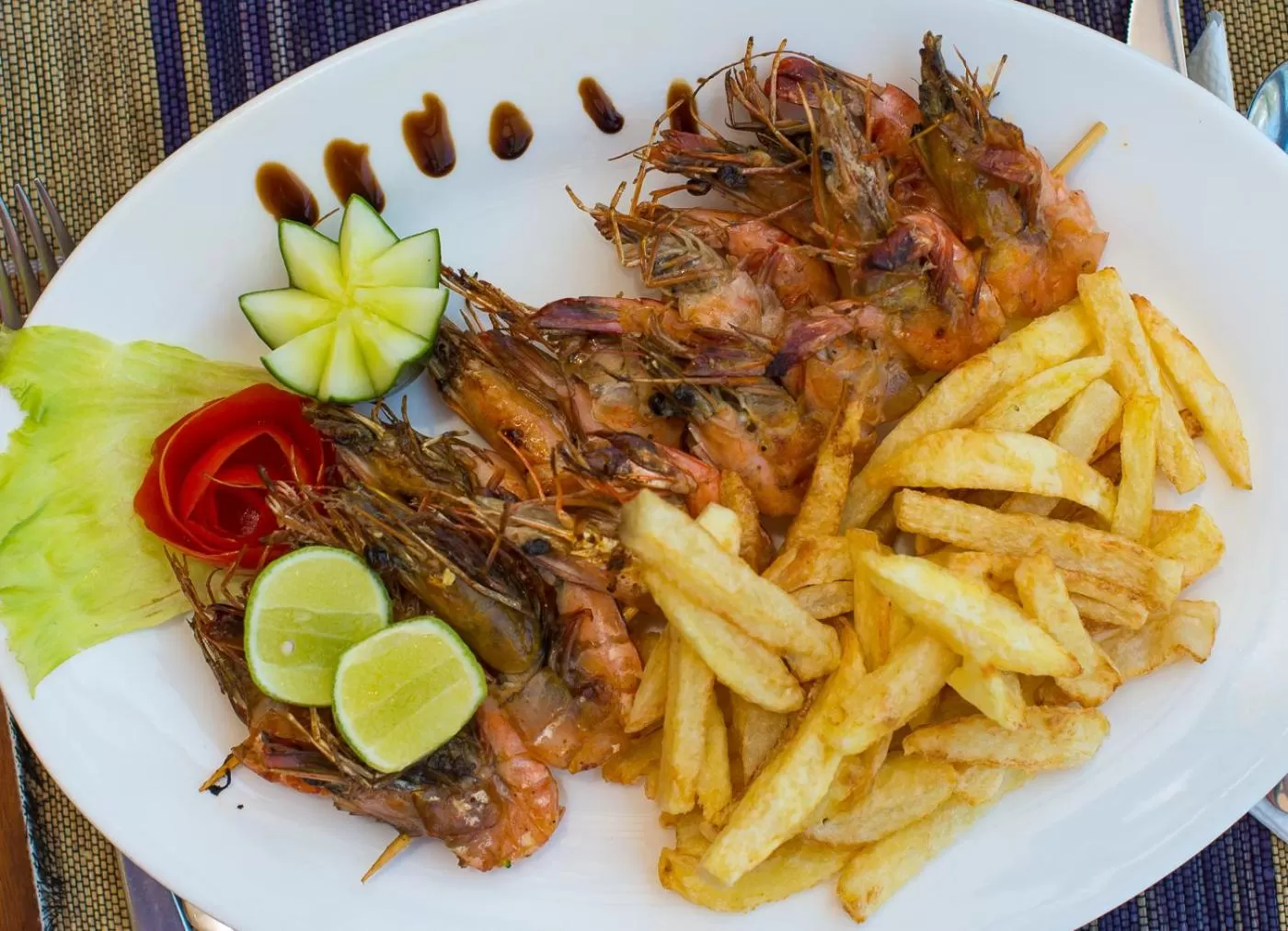 Dinner, Food in Warere Beach