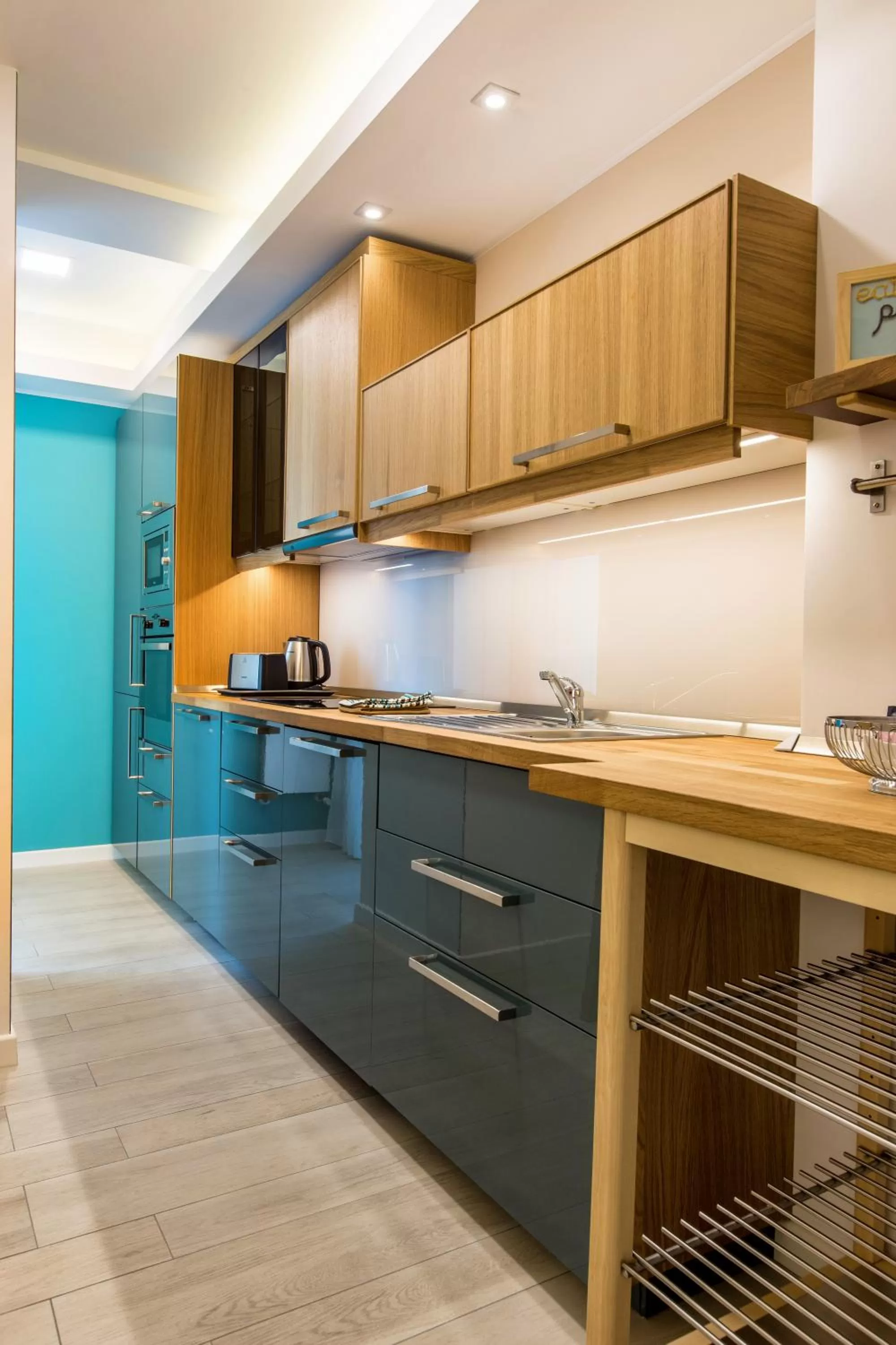 Kitchen or kitchenette in Mava Apartamente