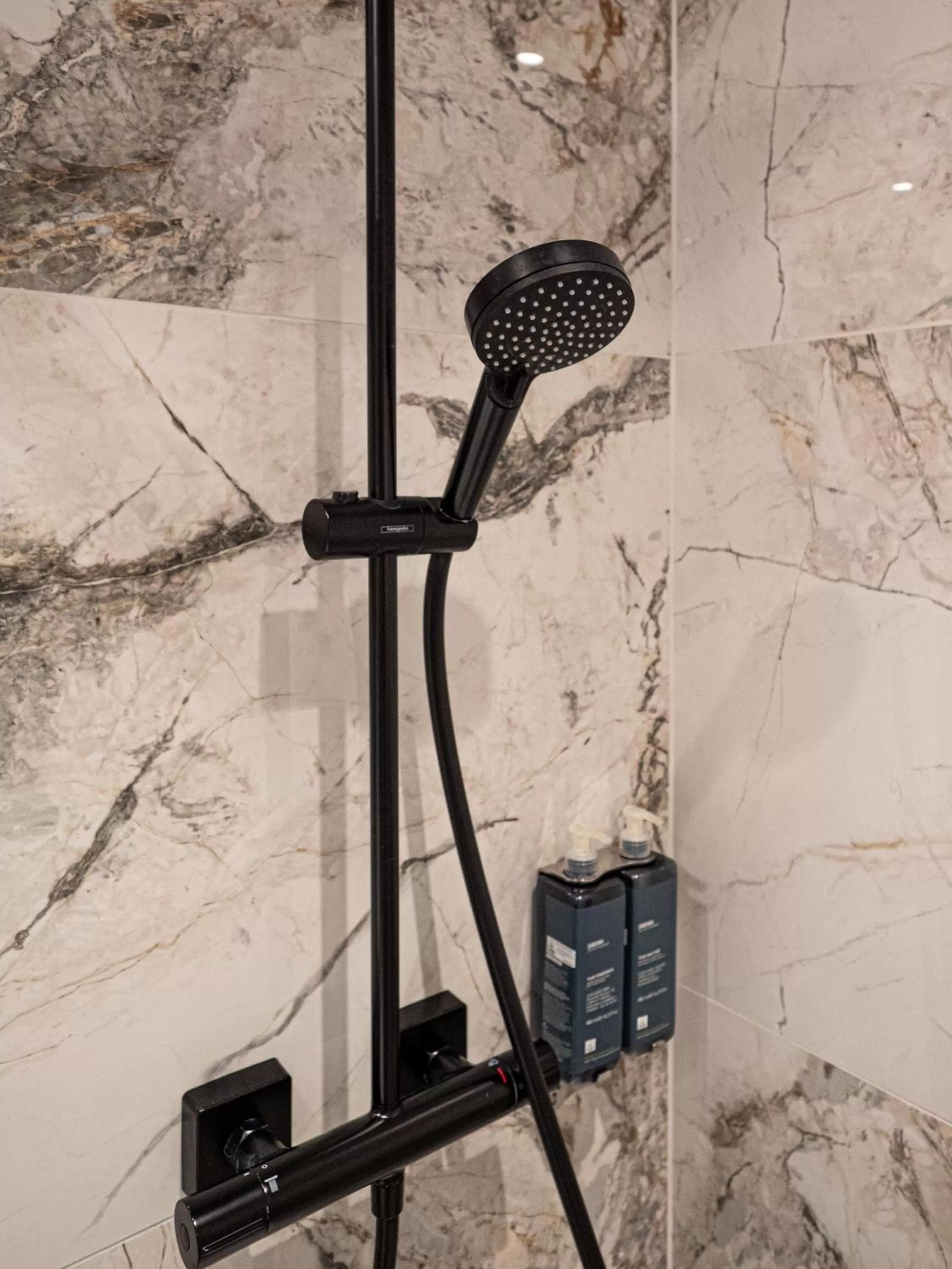 Shower in Hyde Park Green