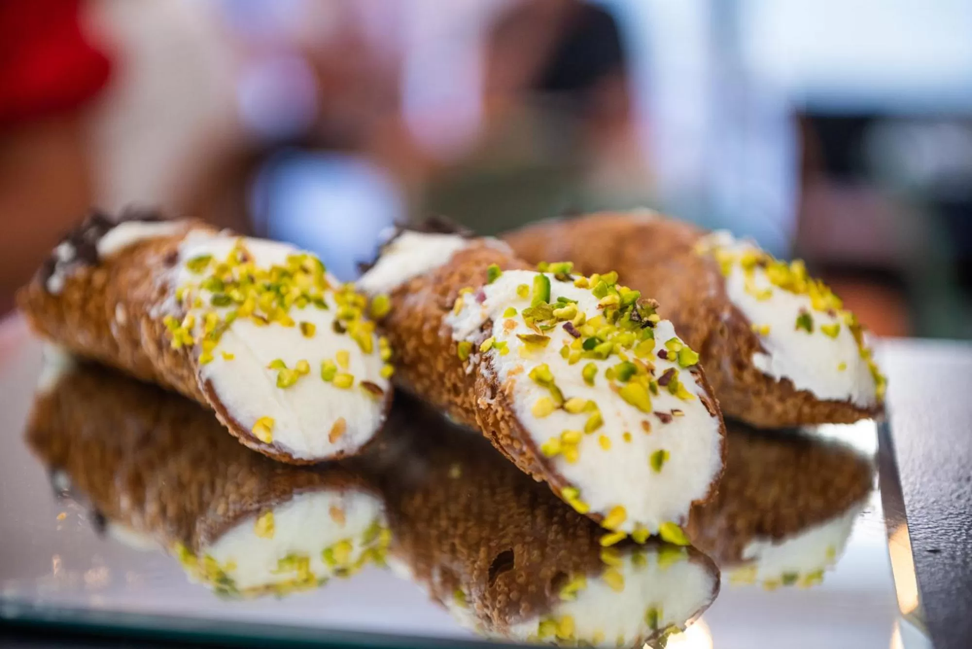 Food close-up in Central Gallery Rooms- Palazzo D'Ali' Staiti XIX