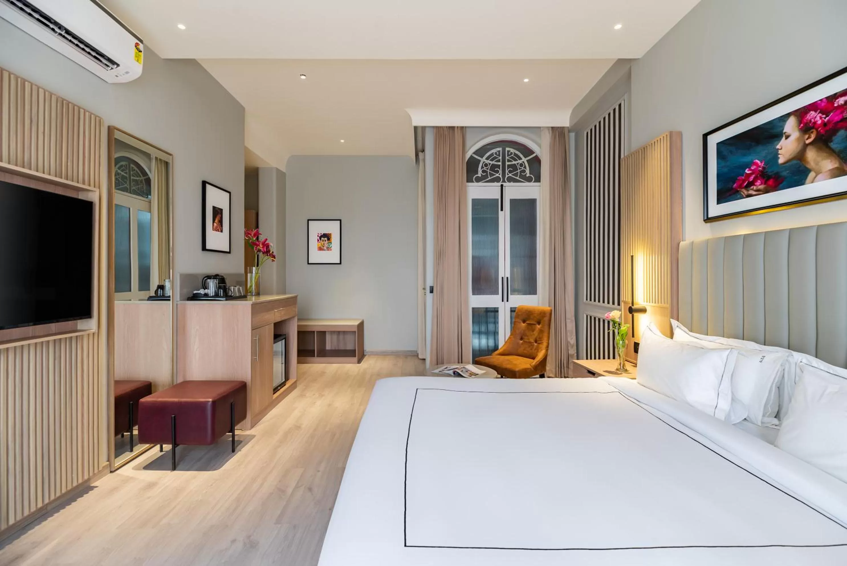 Bedroom, Bed in Downtown Prime A Premium Boutique Hotel Udaipur - My Downtown Hotels