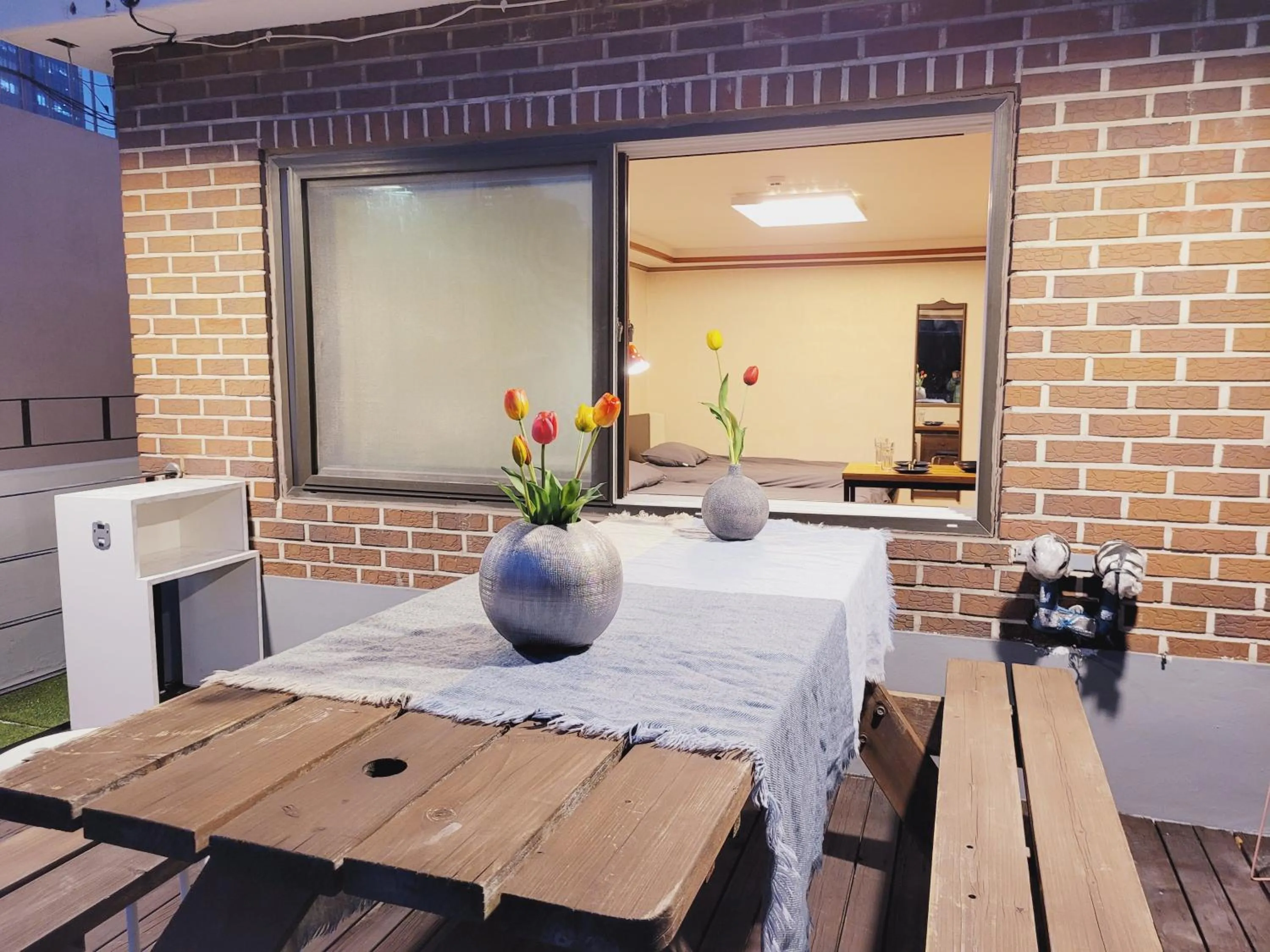 Patio in Olive Hostel MyeongDong