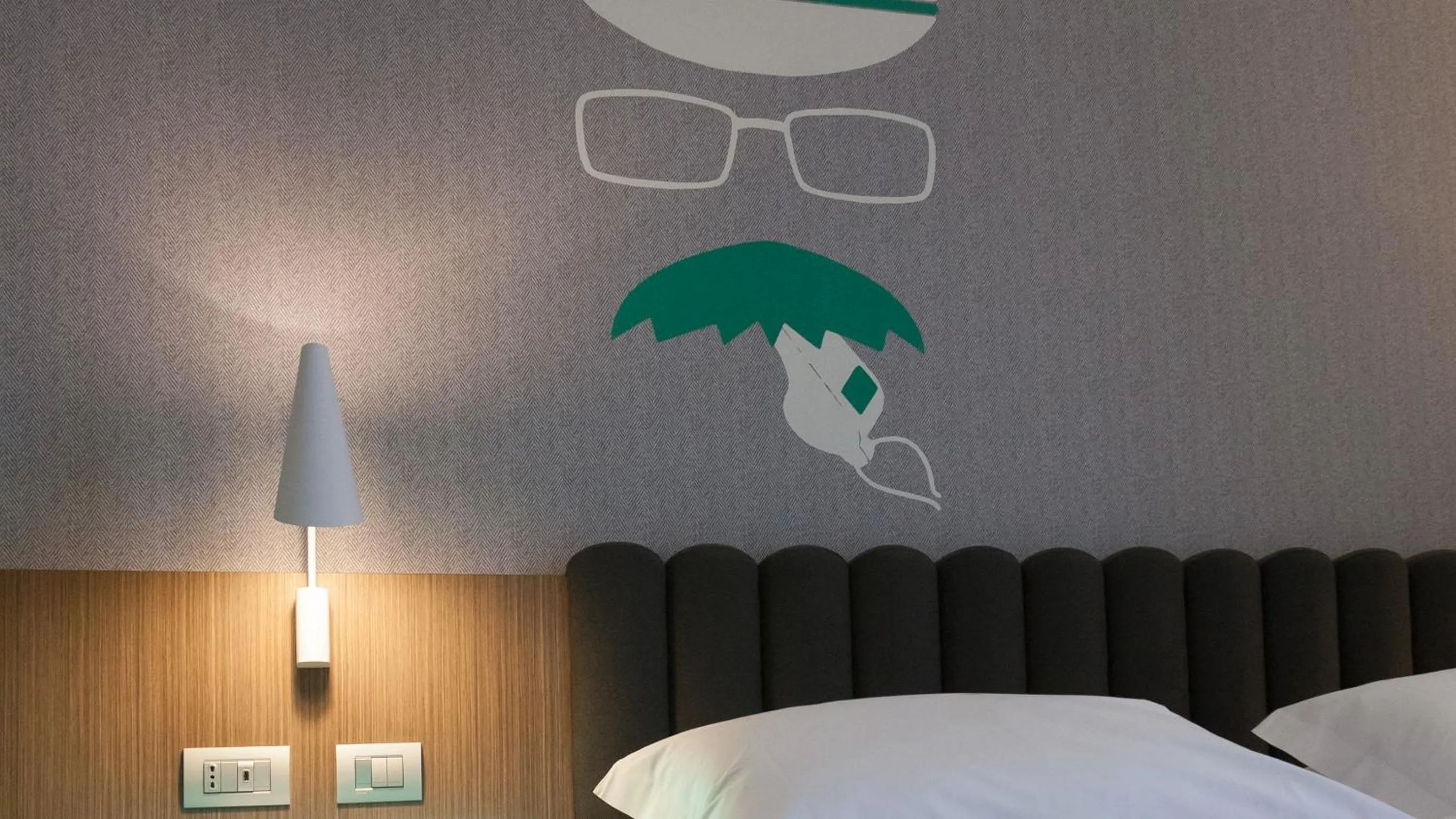 Bedroom, Bed in G Hotel Pescara