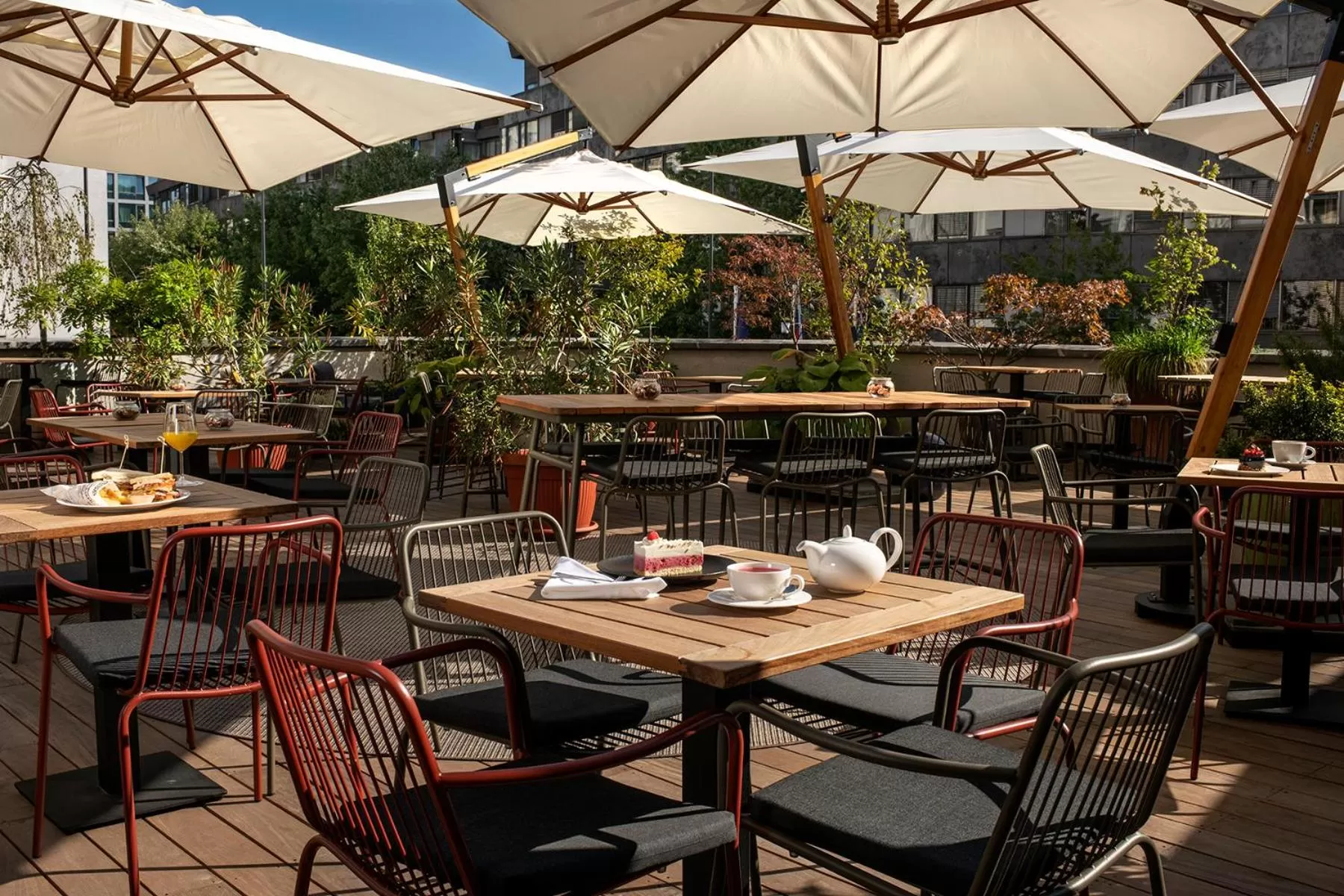 Patio in City Hotel Ljubljana