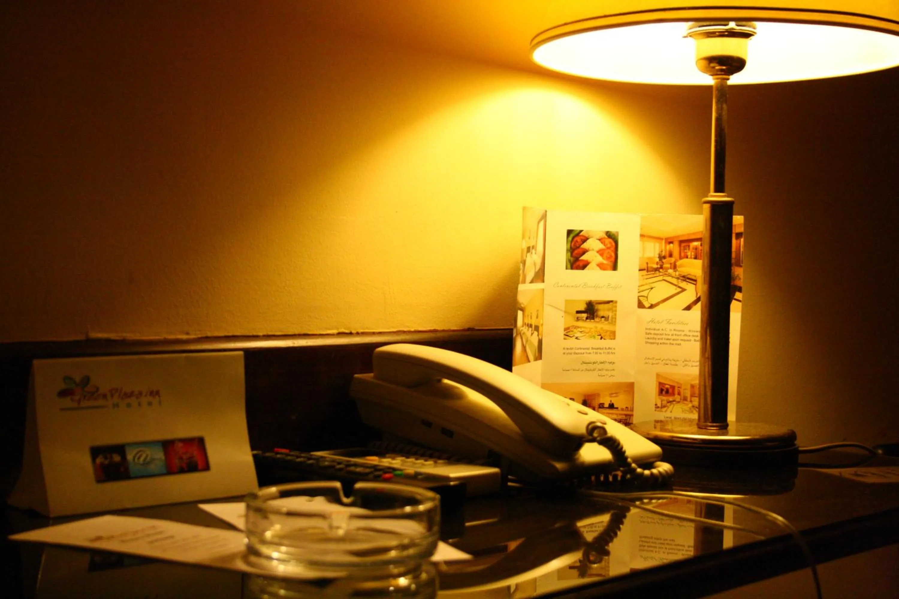 Decorative detail in Green Plaza Inn '''Business &Families Only'''