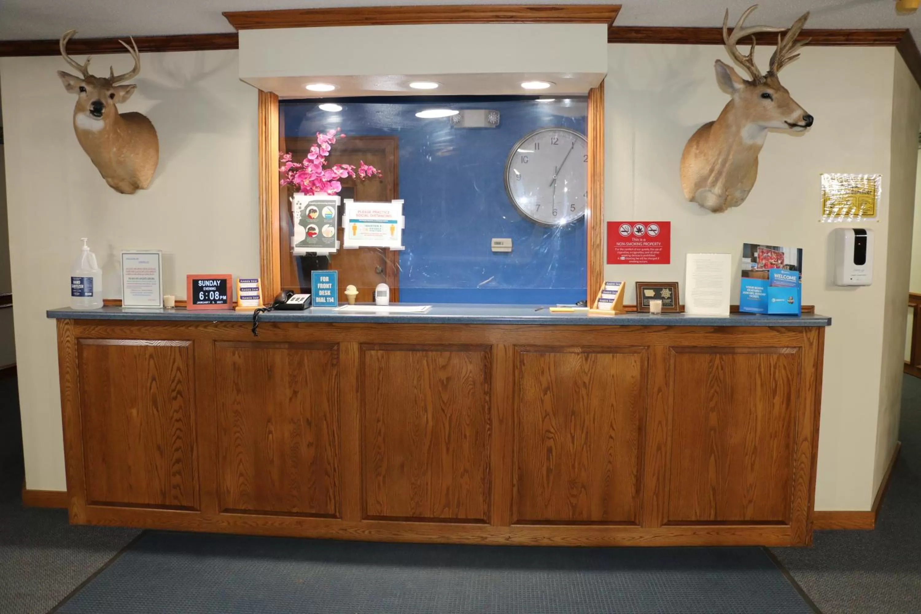 Lobby or reception in Amber Inn