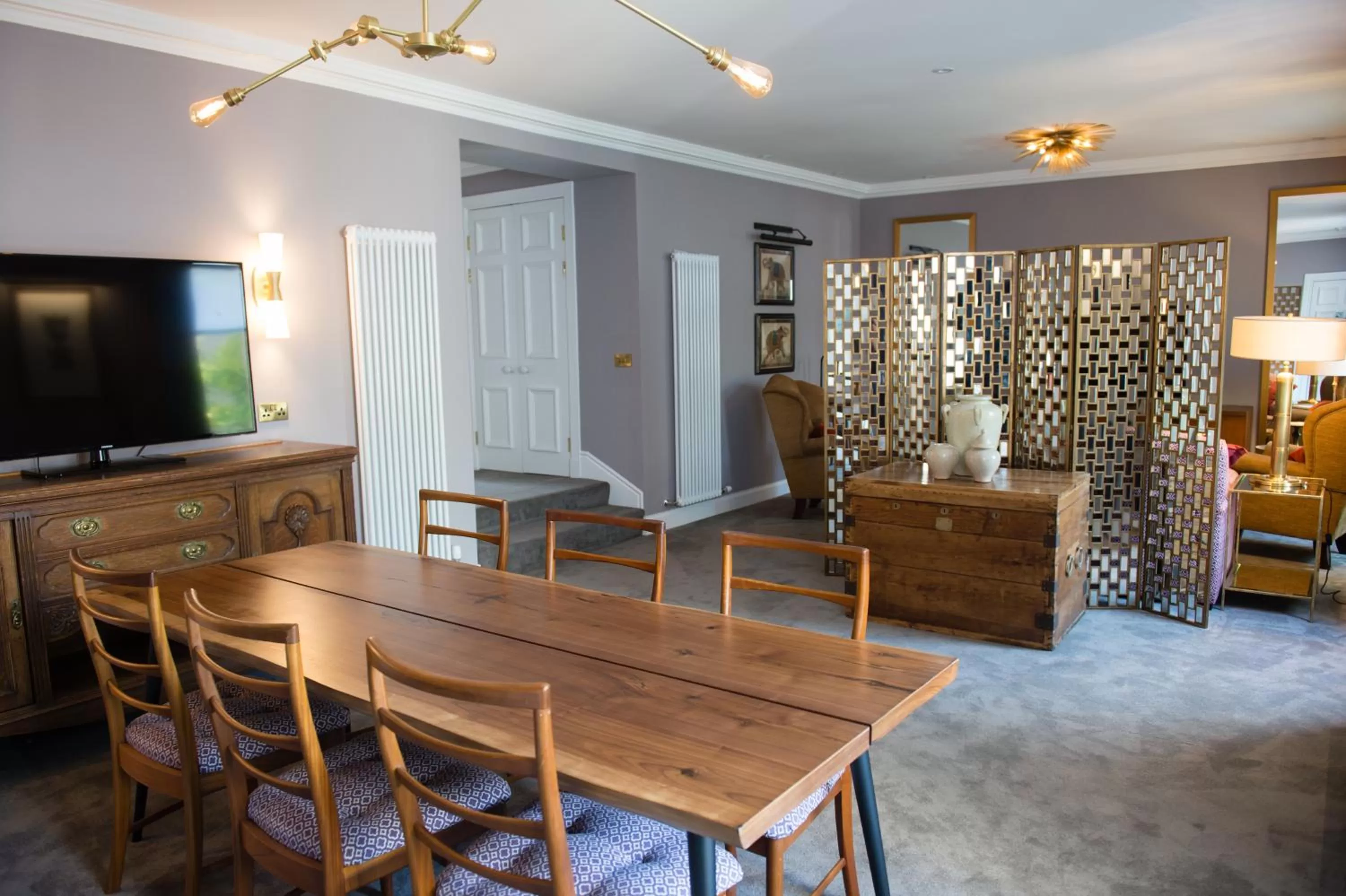 Living room in One Devonshire Gardens a Hotel Du Vin