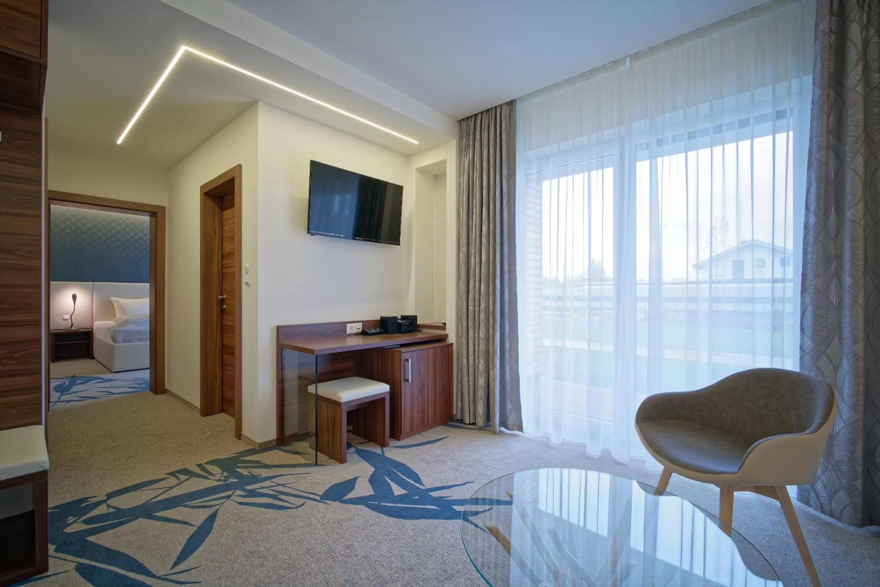 Photo of the whole room, Bed in Pension Laa Natura