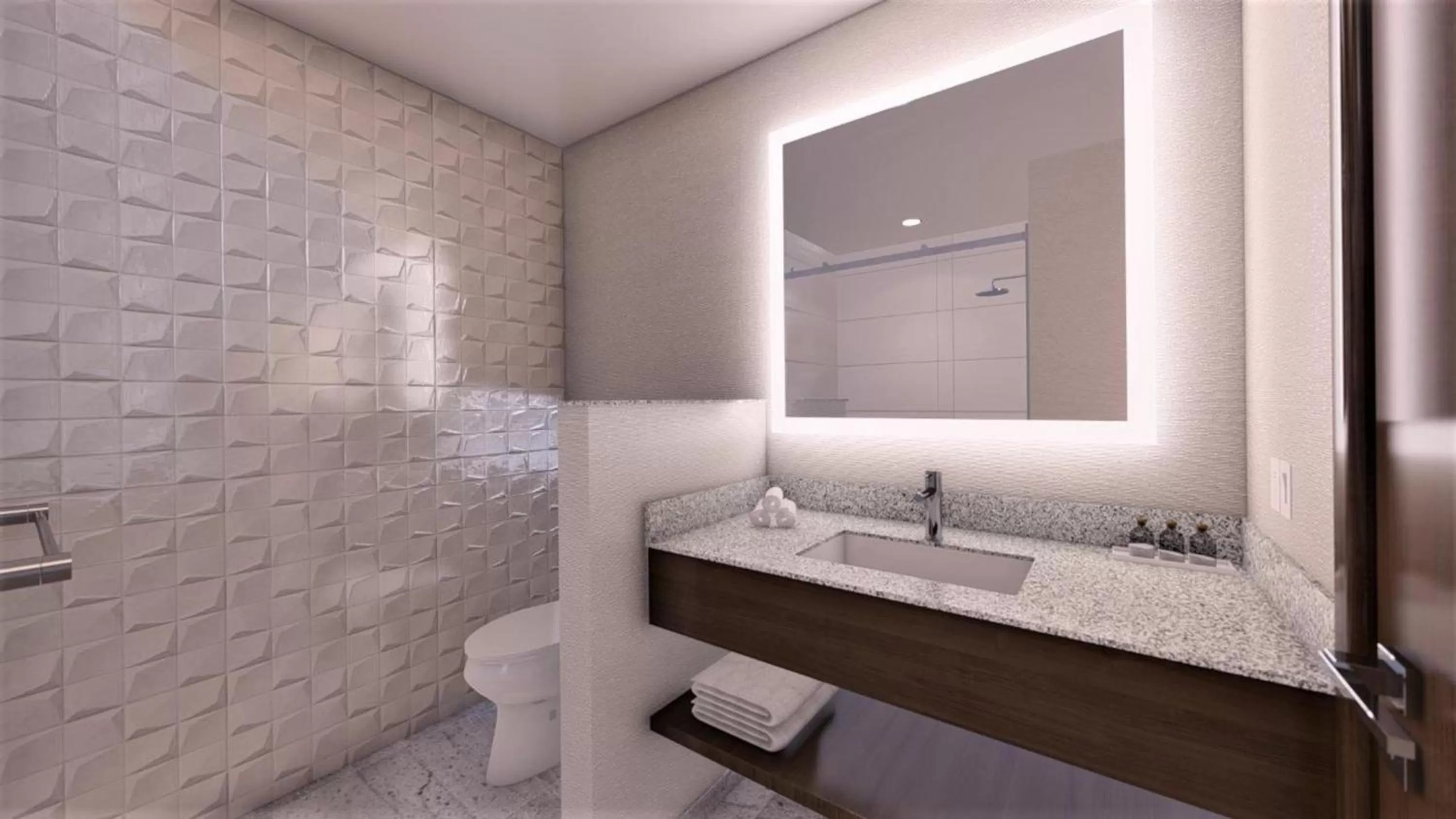 Bathroom in Holiday Inn Express & Suites - Tijuana Otay by IHG