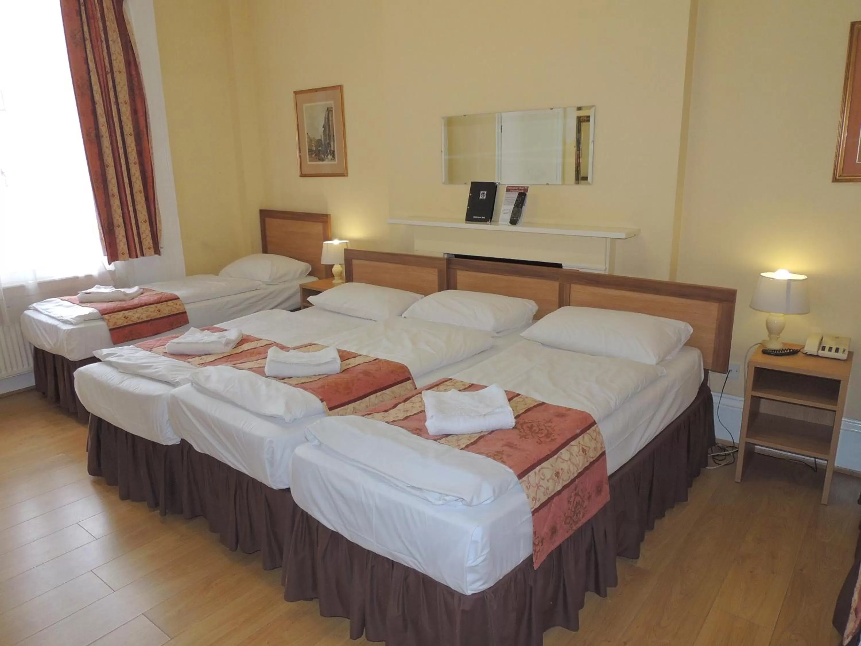 Bed in Shakespeare Hotel