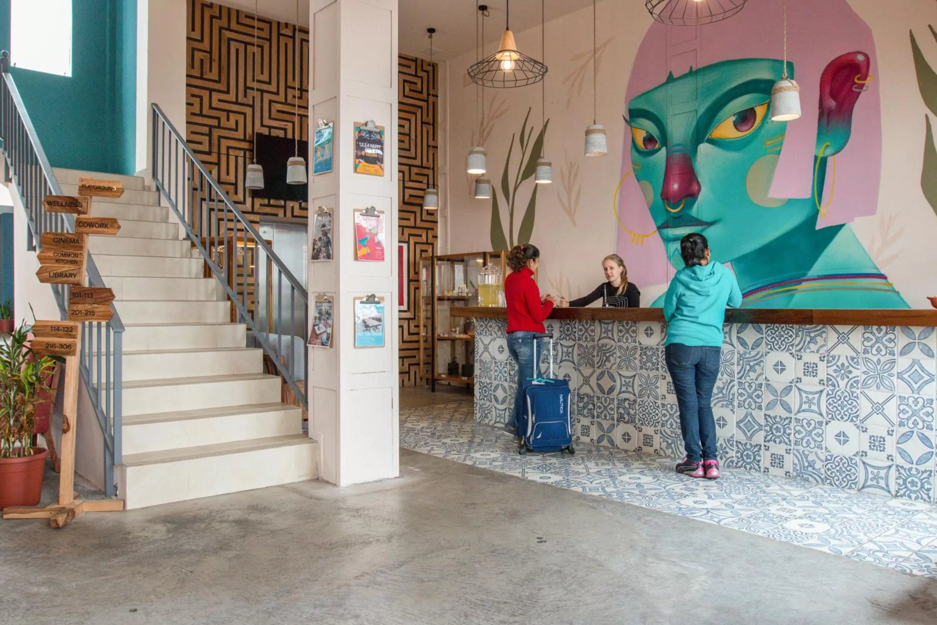 Lobby or reception in Hotel Brio Centro