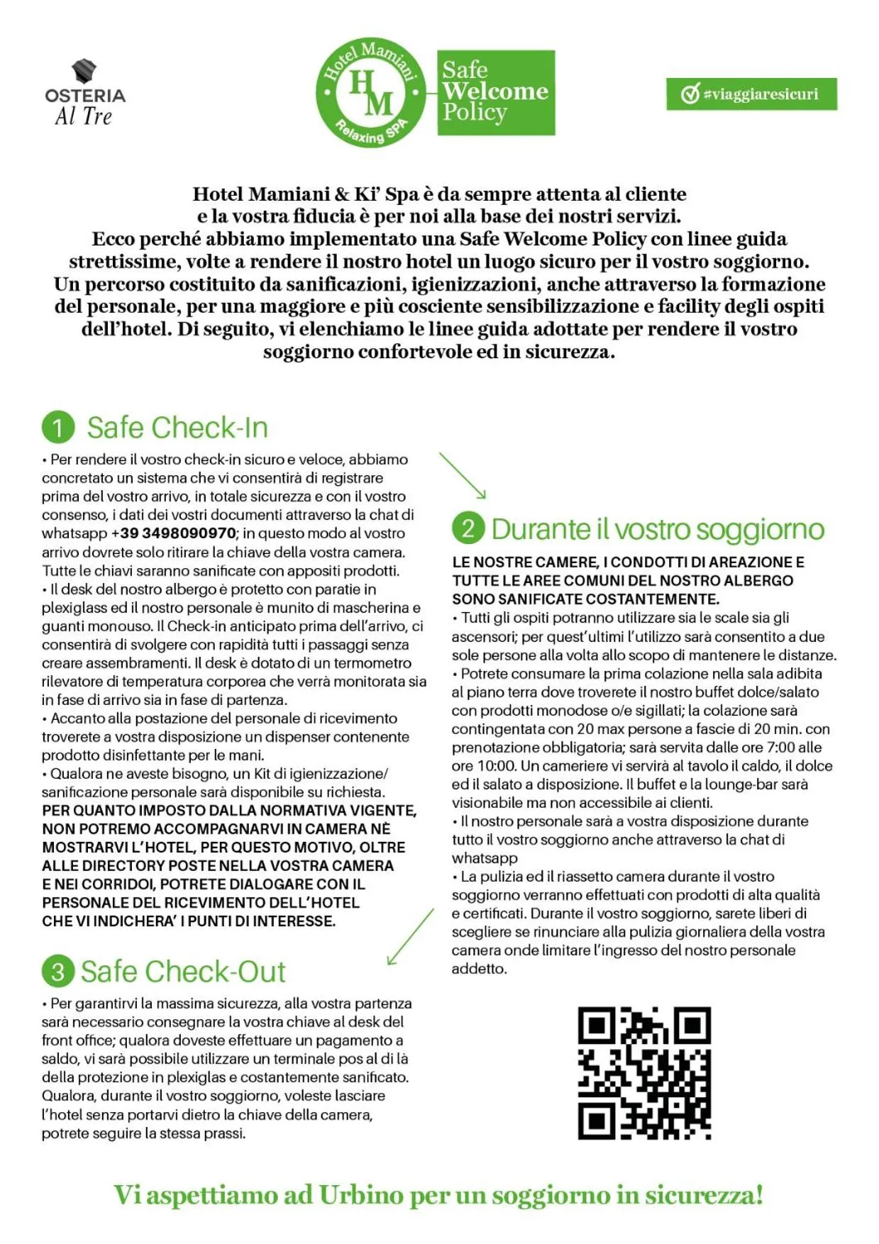 Logo/Certificate/Sign in Hotel Mamiani & Relaxing Spa Urbino