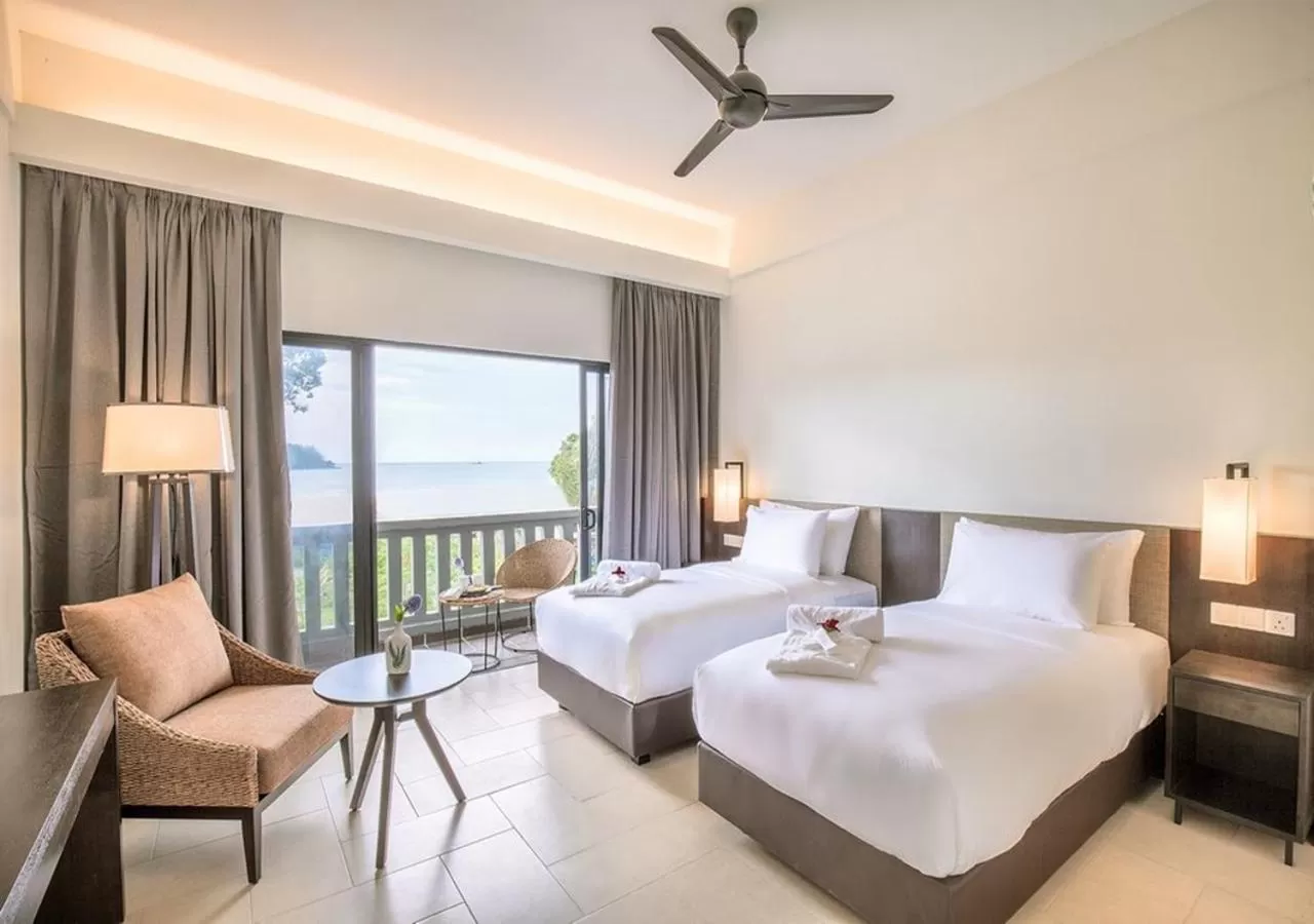 Bed in Camar Resort Langkawi