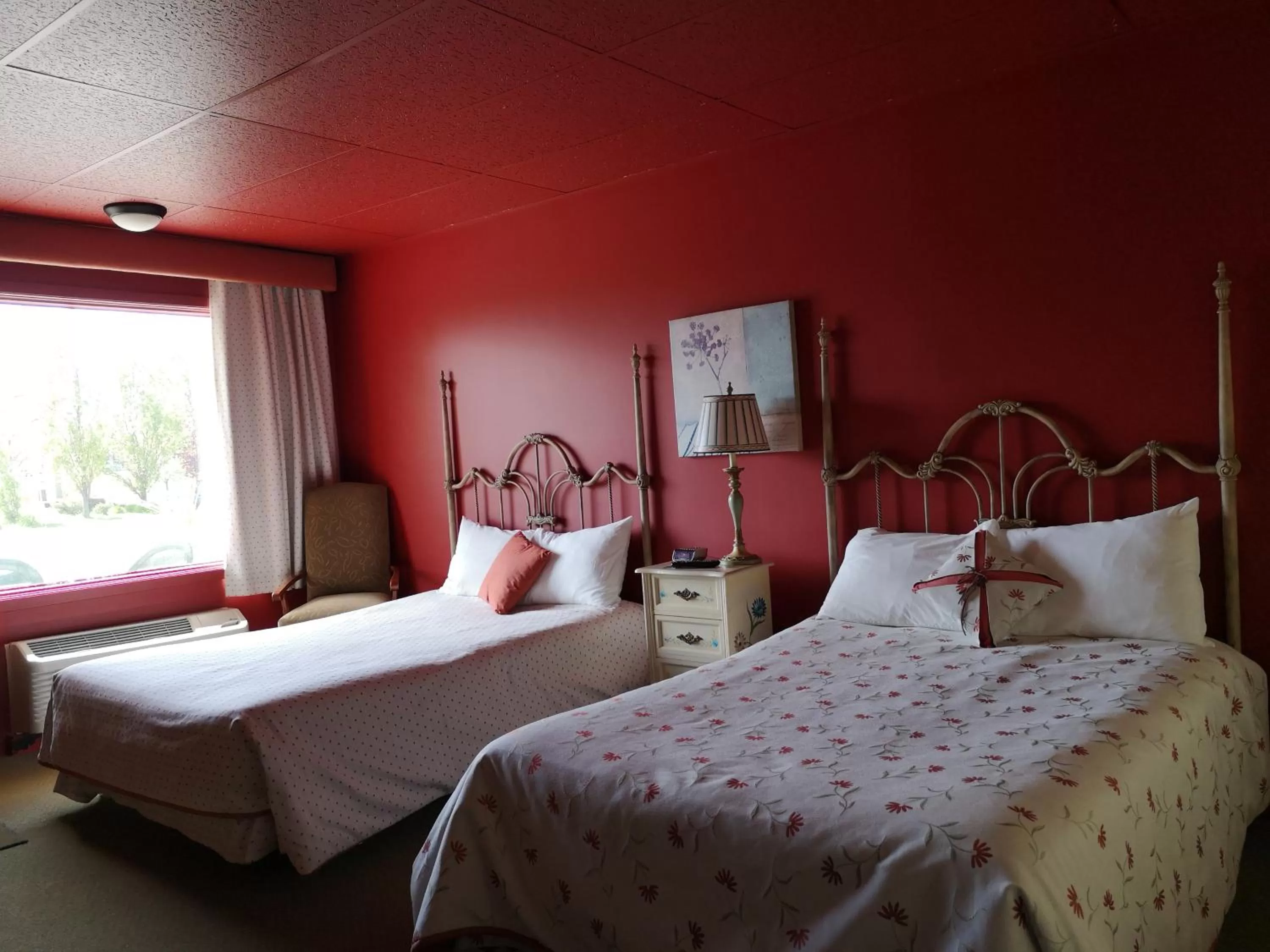 Bed in Hotellerie Jardins de Ville