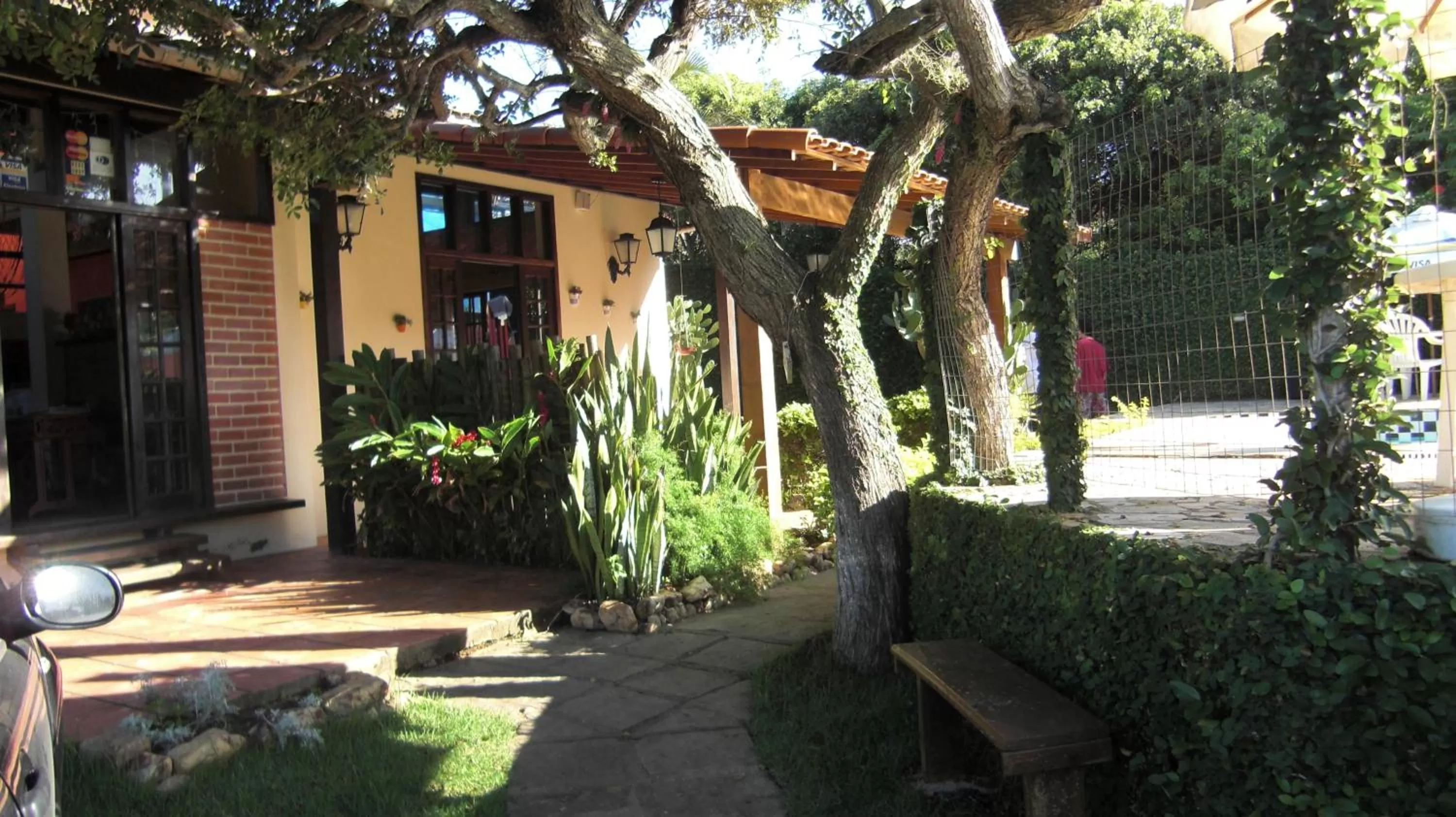 Garden in Pousada Barcarola