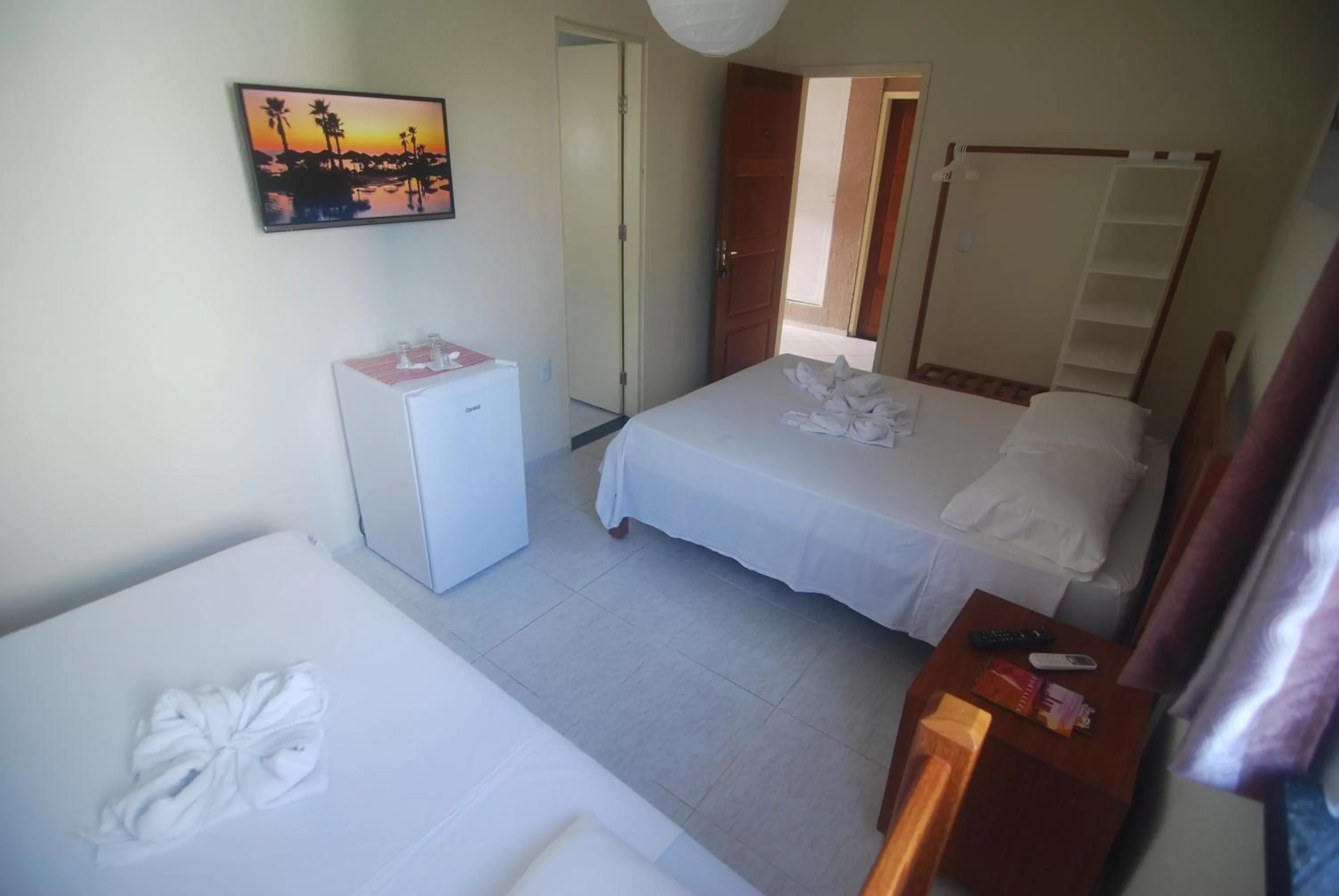 Bed in Refúgio Pousada Fortaleza