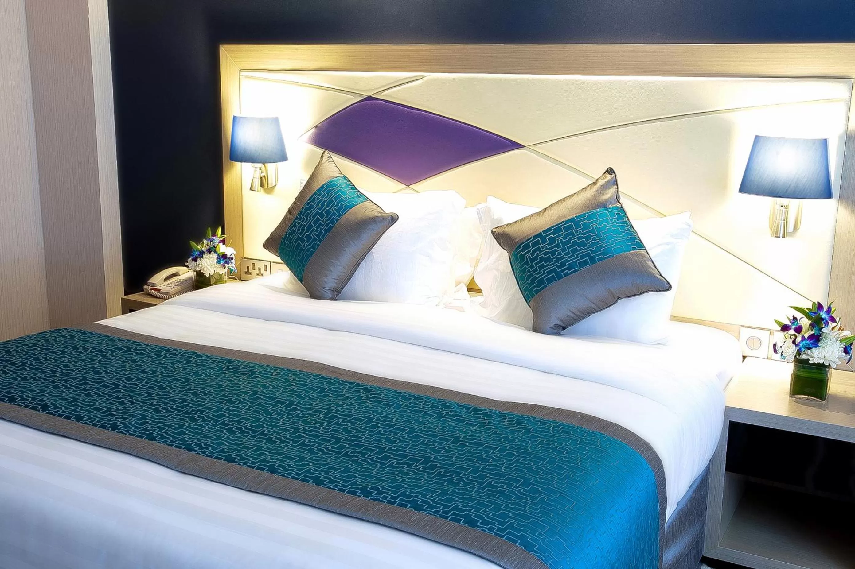 Bed in Al Sarab Hotel