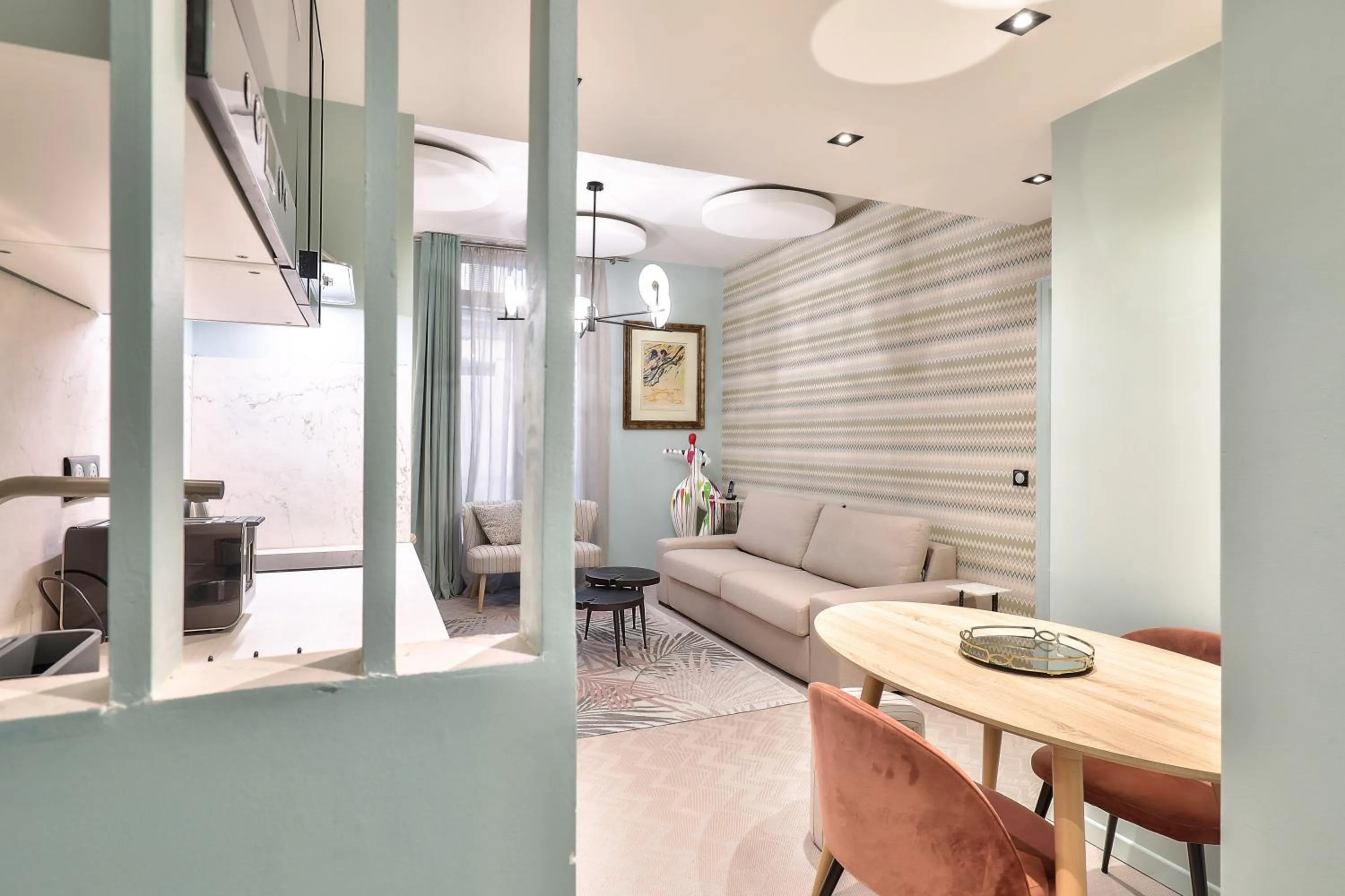 Living room in Hotel 33 Marbeuf