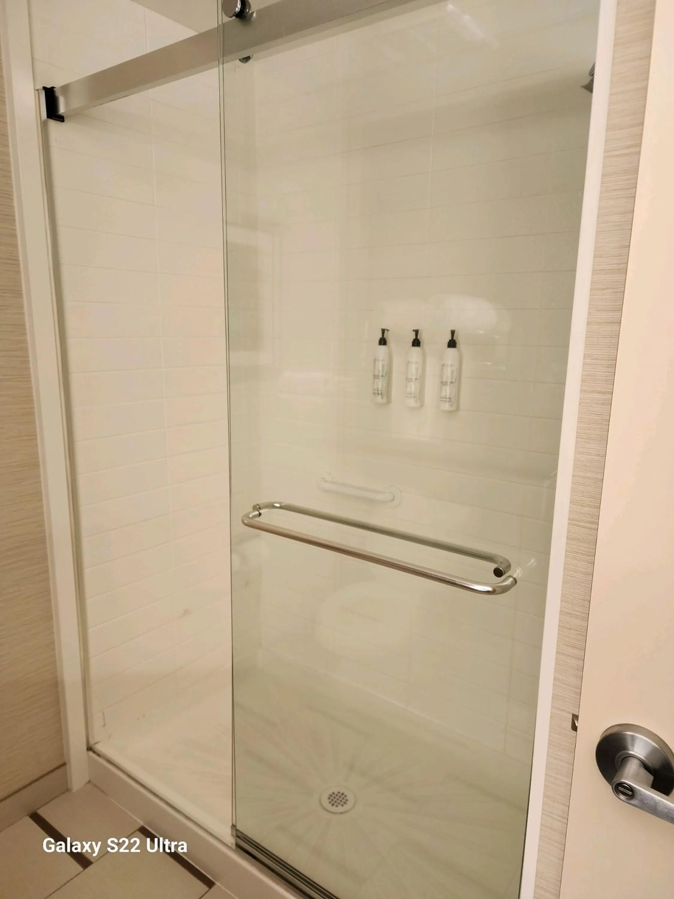 Shower in Fairfield Inn & Suites by Marriott Enterprise