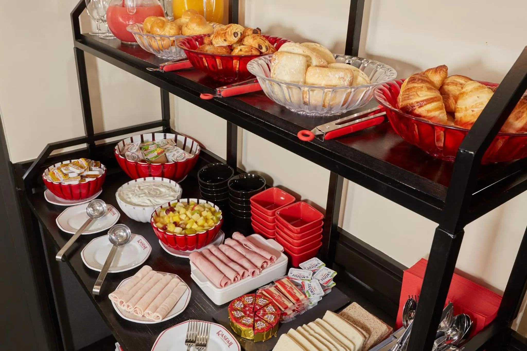 Buffet breakfast in Hôtel Raspail Montparnasse