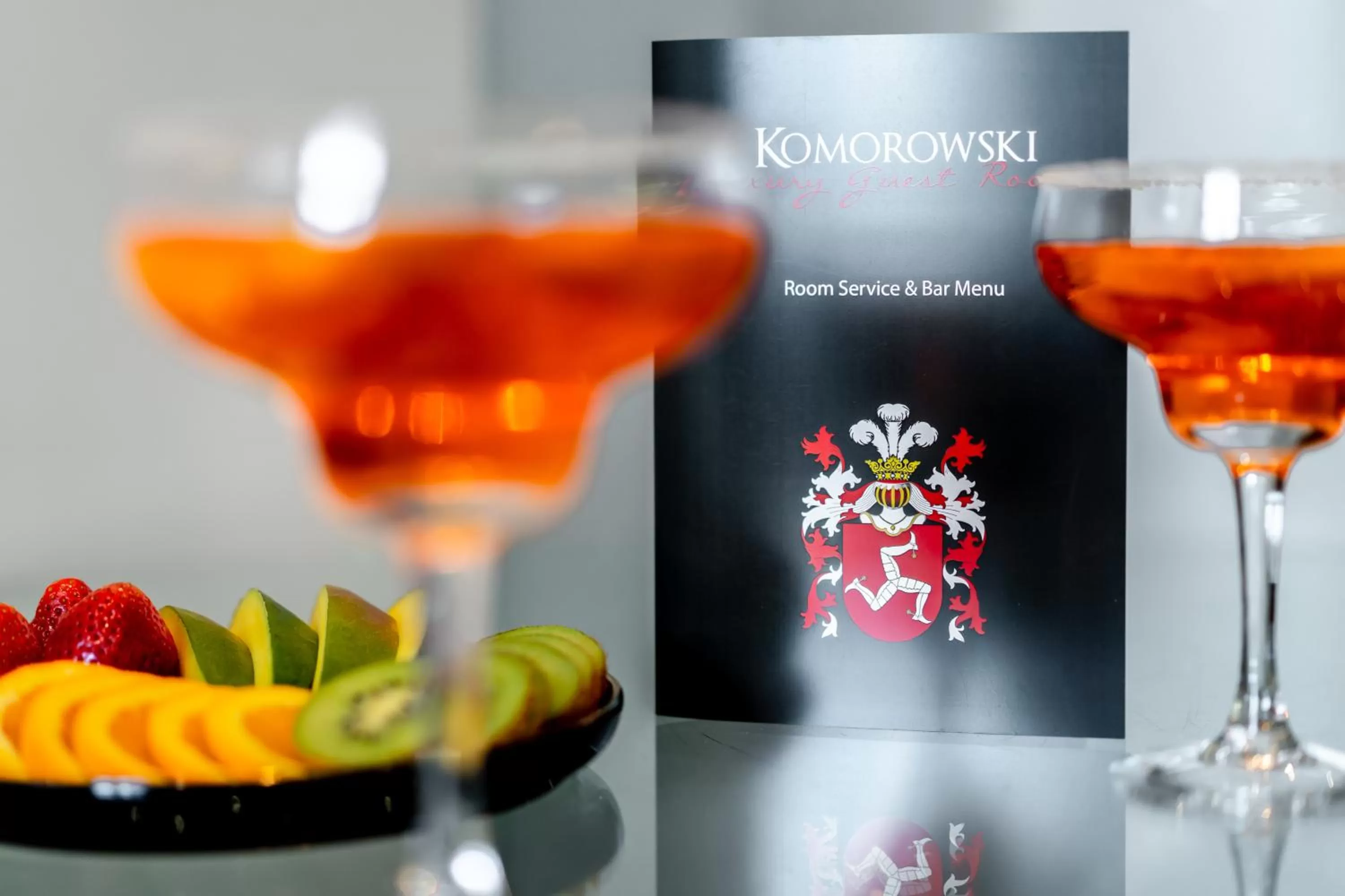 Food and drinks in Komorowski Luxury Guest Rooms