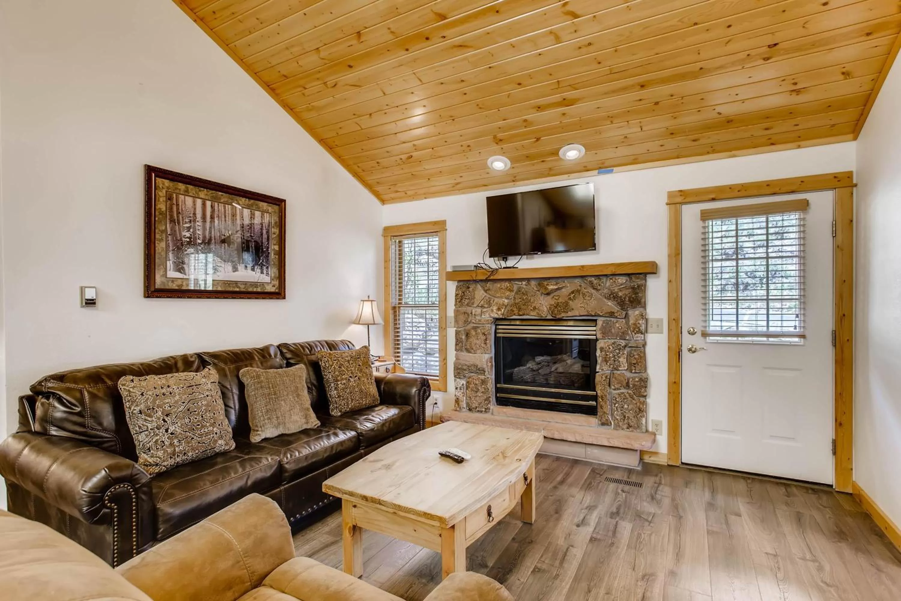 Seating Area in Estes Park Condos