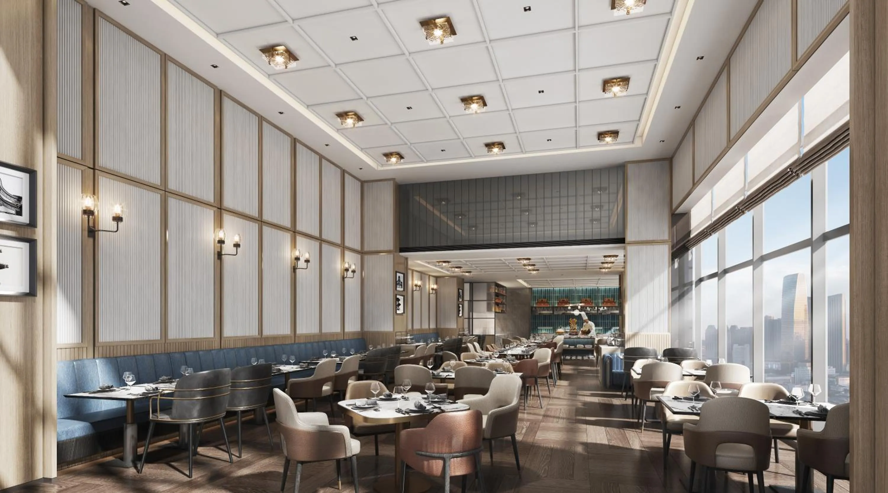 Restaurant/places to eat in Honder International Hotel