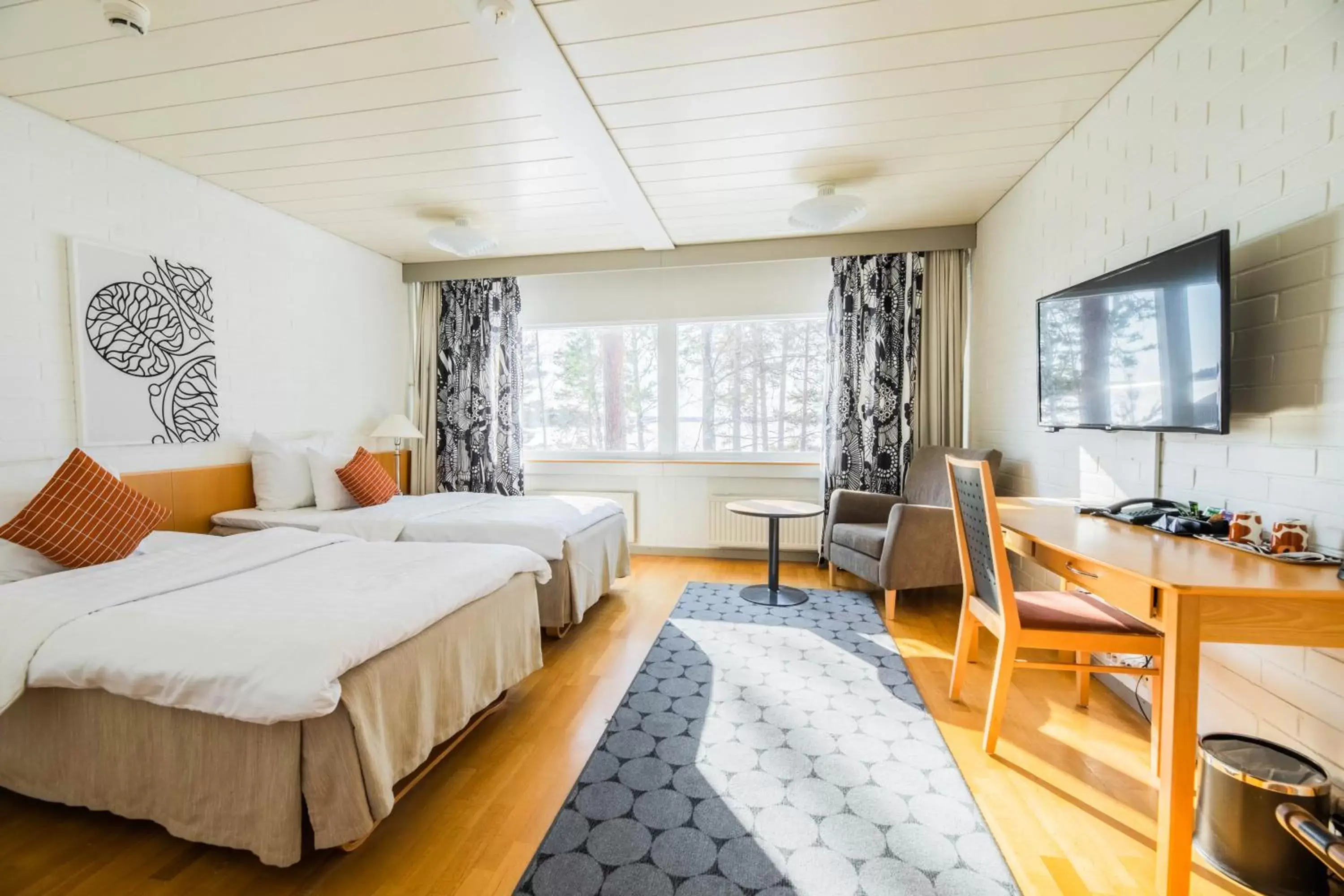 Standard Twin Room with Sea View in Hotel Rantapuisto Standard Twin Room with Sea View in Hotel Rantapuisto