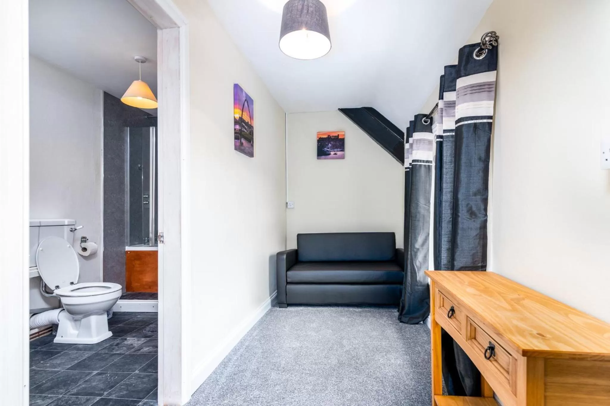 Seating area in The Witching Post Inn