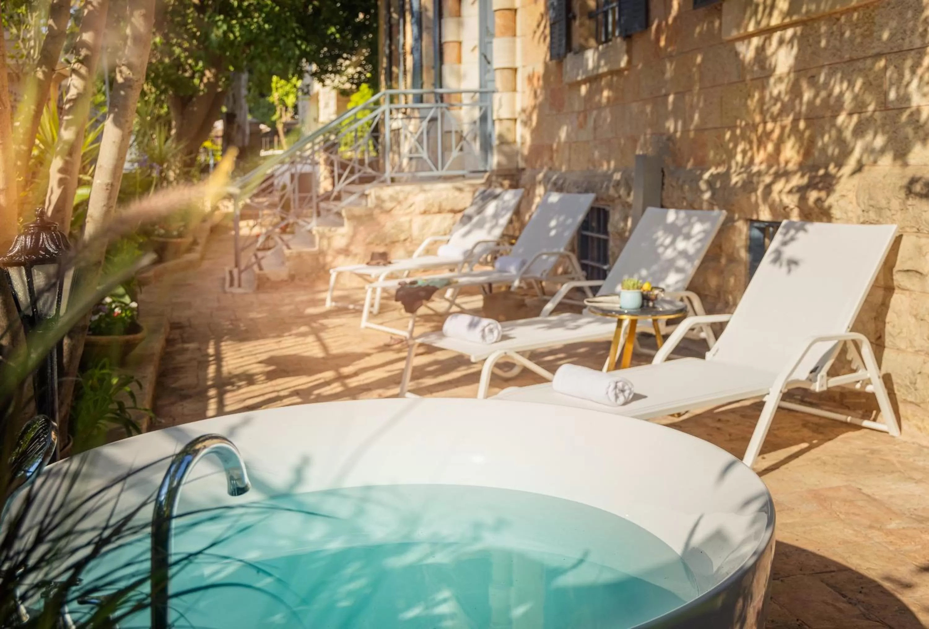 Hot Spring Bath in Villa Brown Moshava - a member of Brown Hotels