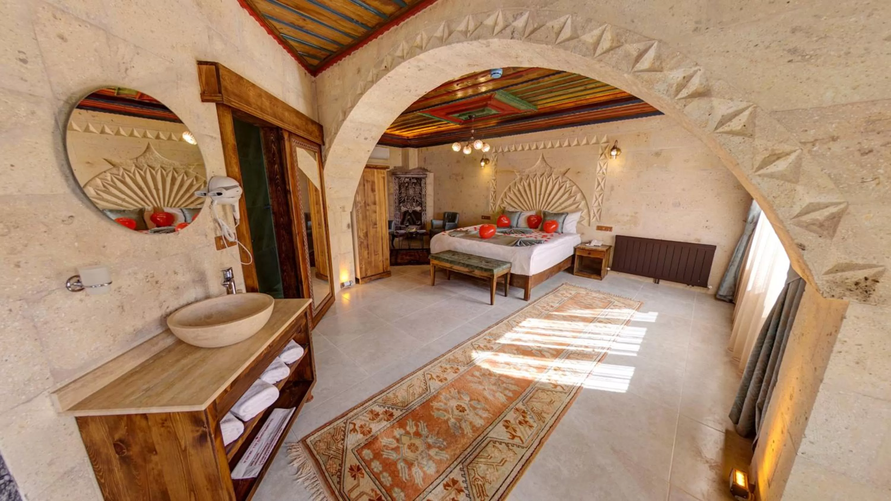 Bed in Premium Cappadocia House