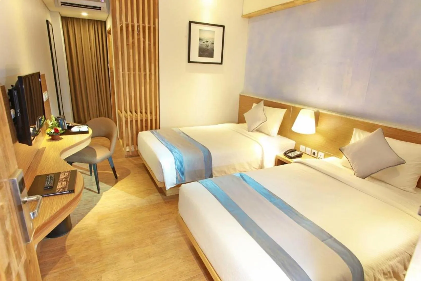 Bed in Liberta Hotel Jimbaran