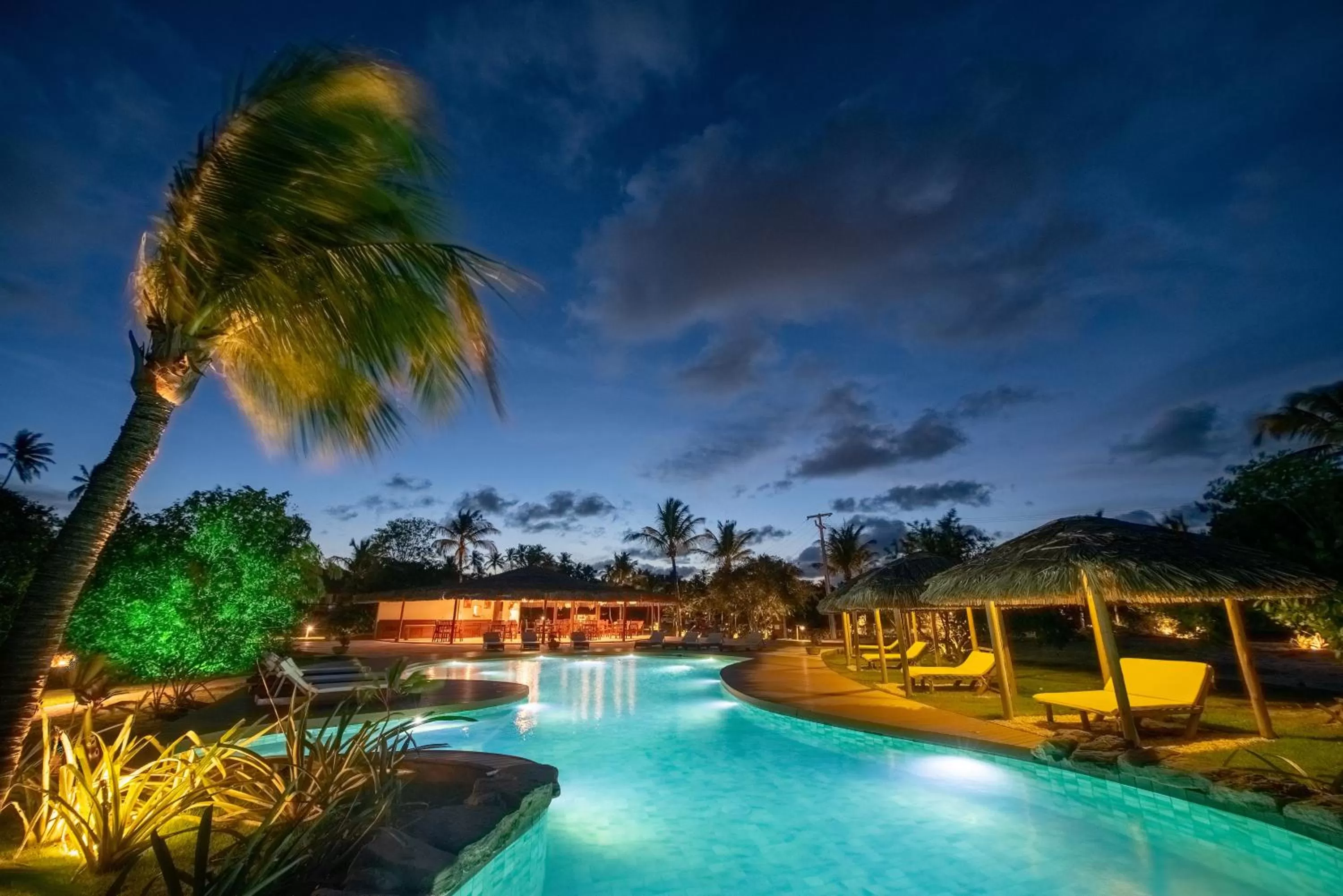 Night, Swimming Pool in Kauli Seadi Beach Hotel