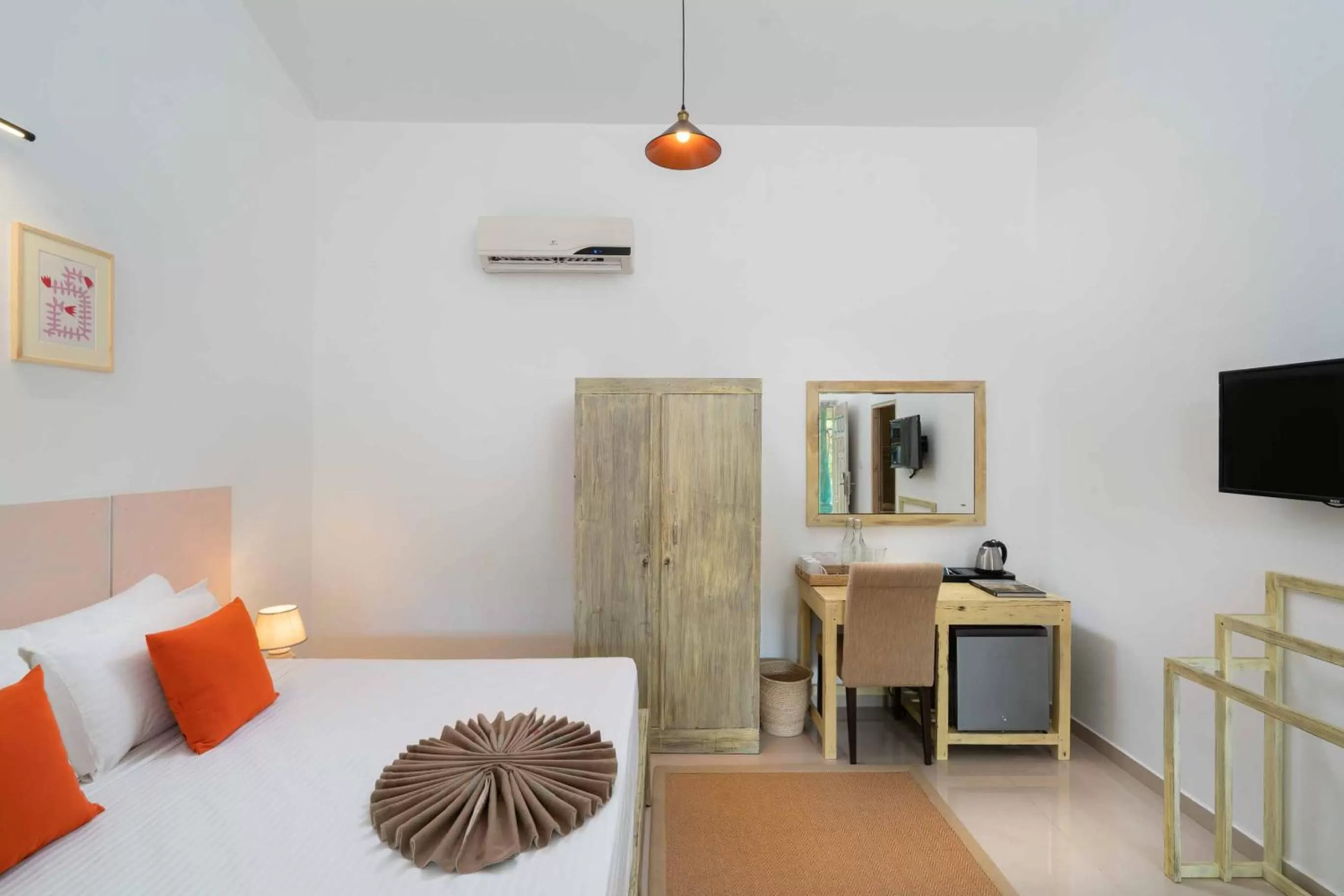 Bed in Palmera Eco Resorts Nilaveli